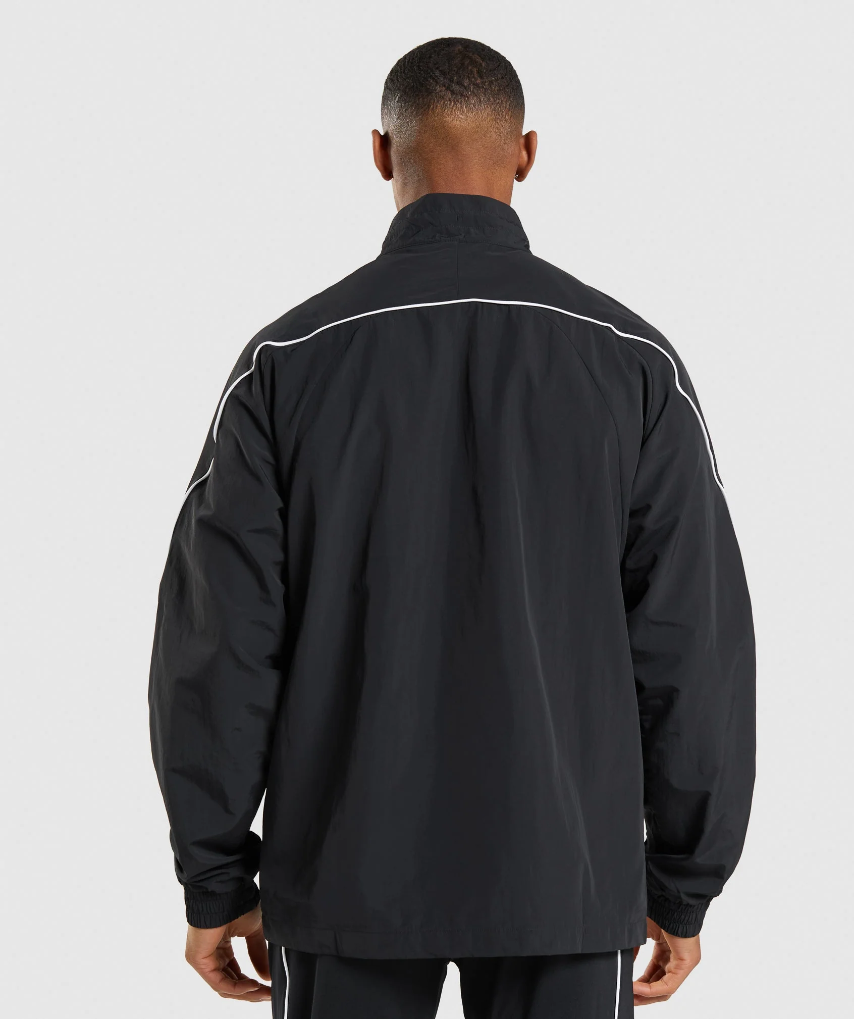 Gymshark Recess Lightweight Jacket - Black/White - Image 2