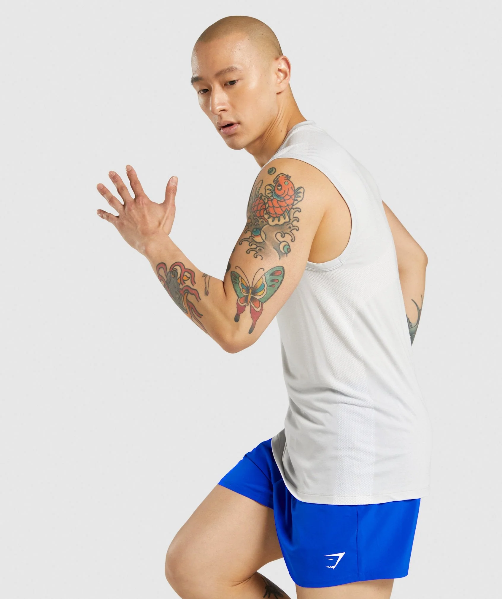 Gymshark Regulate Training Tank - Light Grey - Image 3