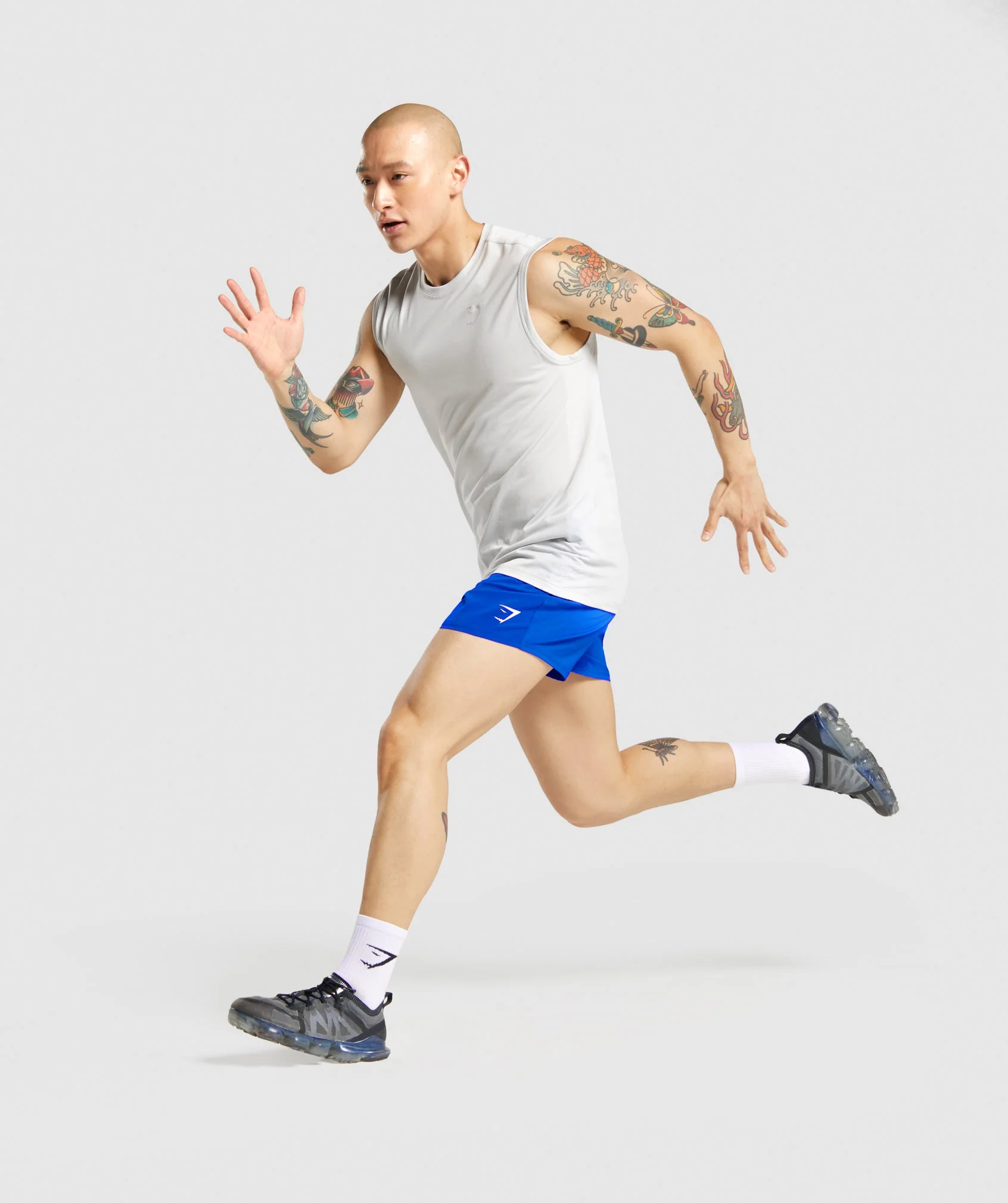 Gymshark Regulate Training Tank - Light Grey - Image 4