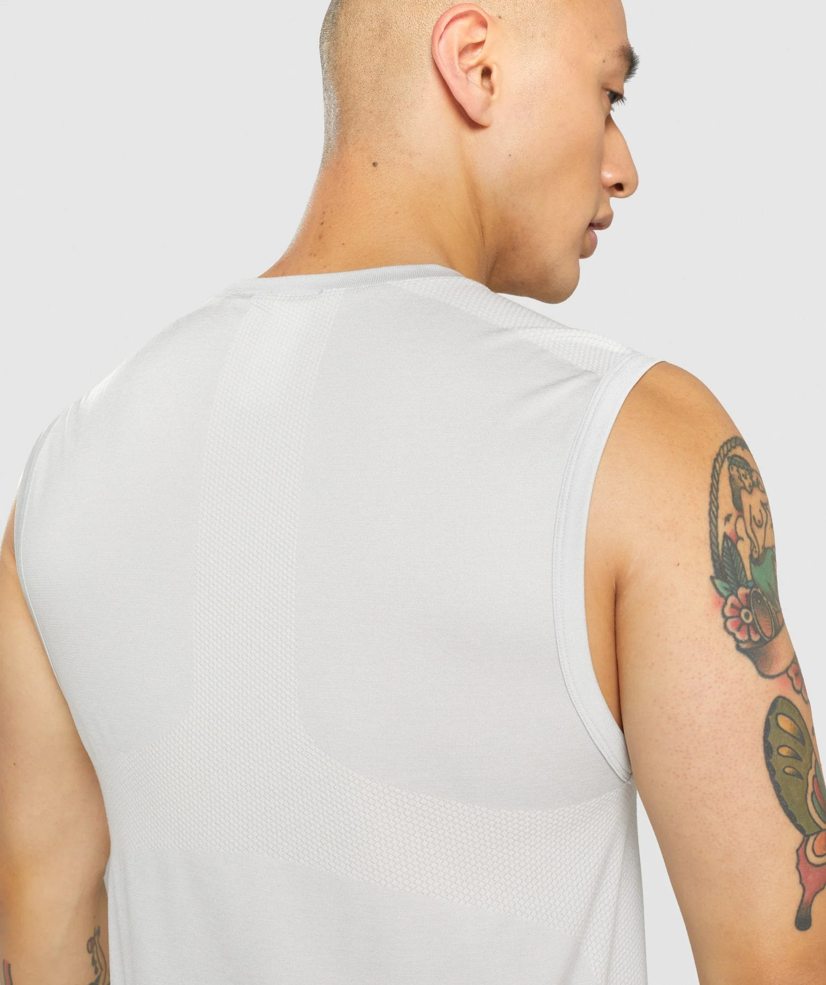 Gymshark Regulate Training Tank - Light Grey - Image 5