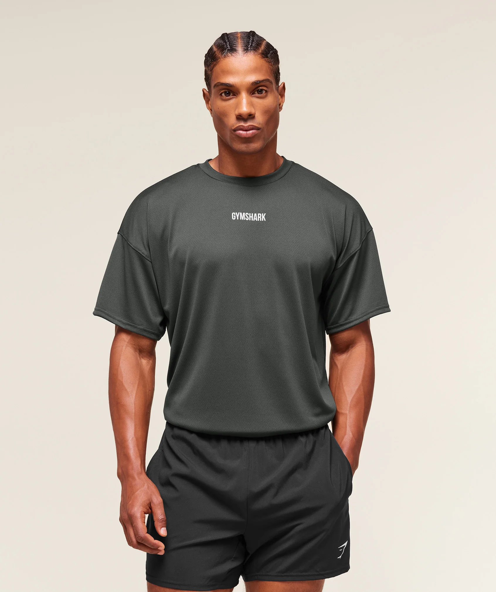 Gymshark Remember Why You Started T-Shirt - Asphalt Grey - Image 2