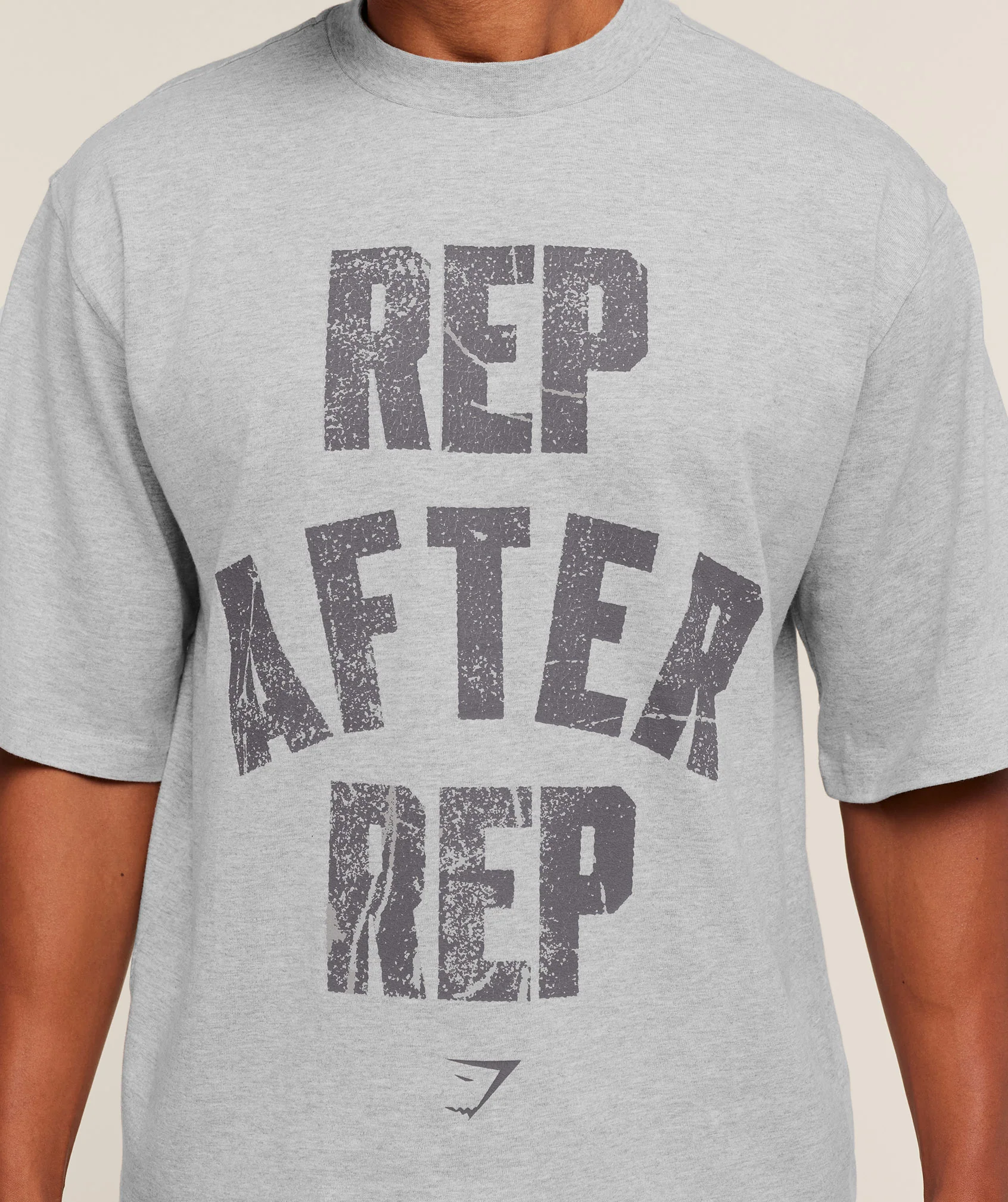 Gymshark Rep After Rep T-Shirt - Light Grey Core Marl - Image 6