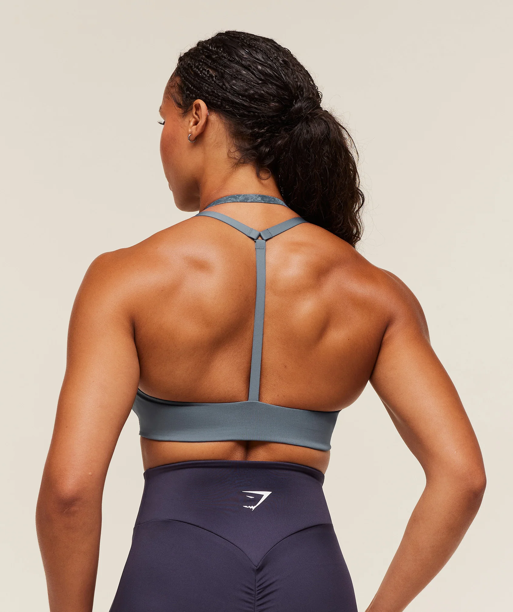 Gymshark Reps T Back Sports bRa - Iron Blue/Pantone Midnight Navy - Image 2
