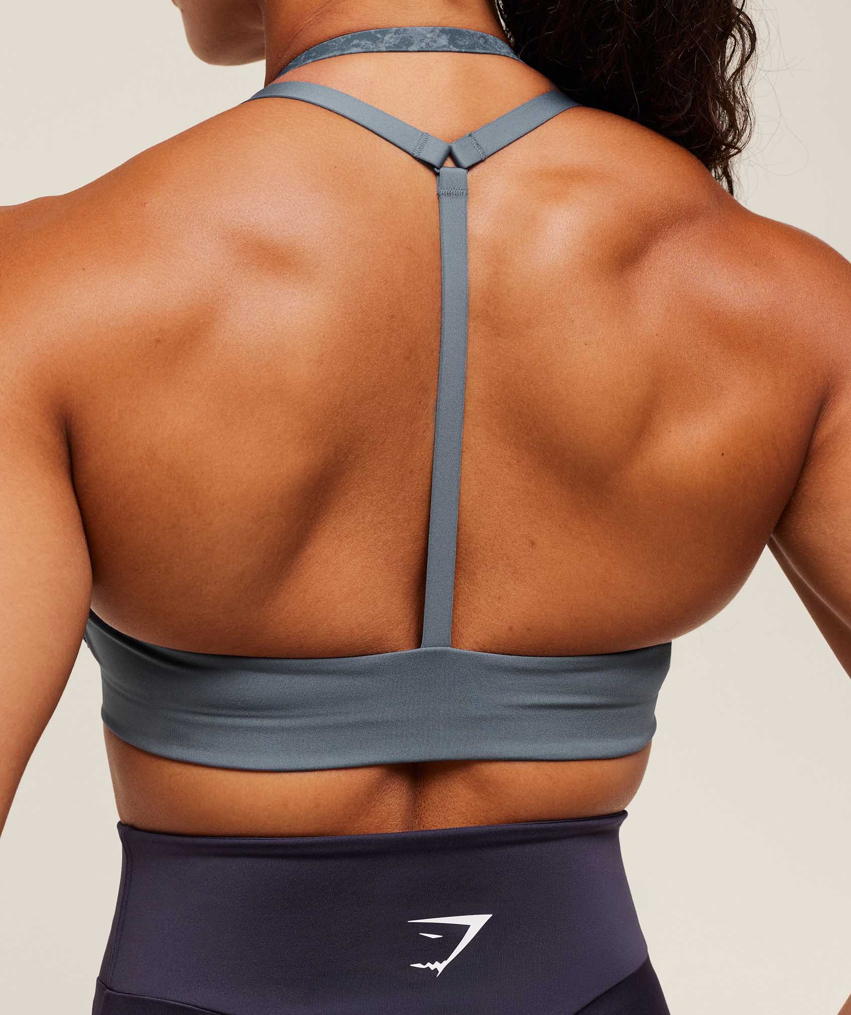 Gymshark Reps T Back Sports bRa - Iron Blue/Pantone Midnight Navy - Image 5