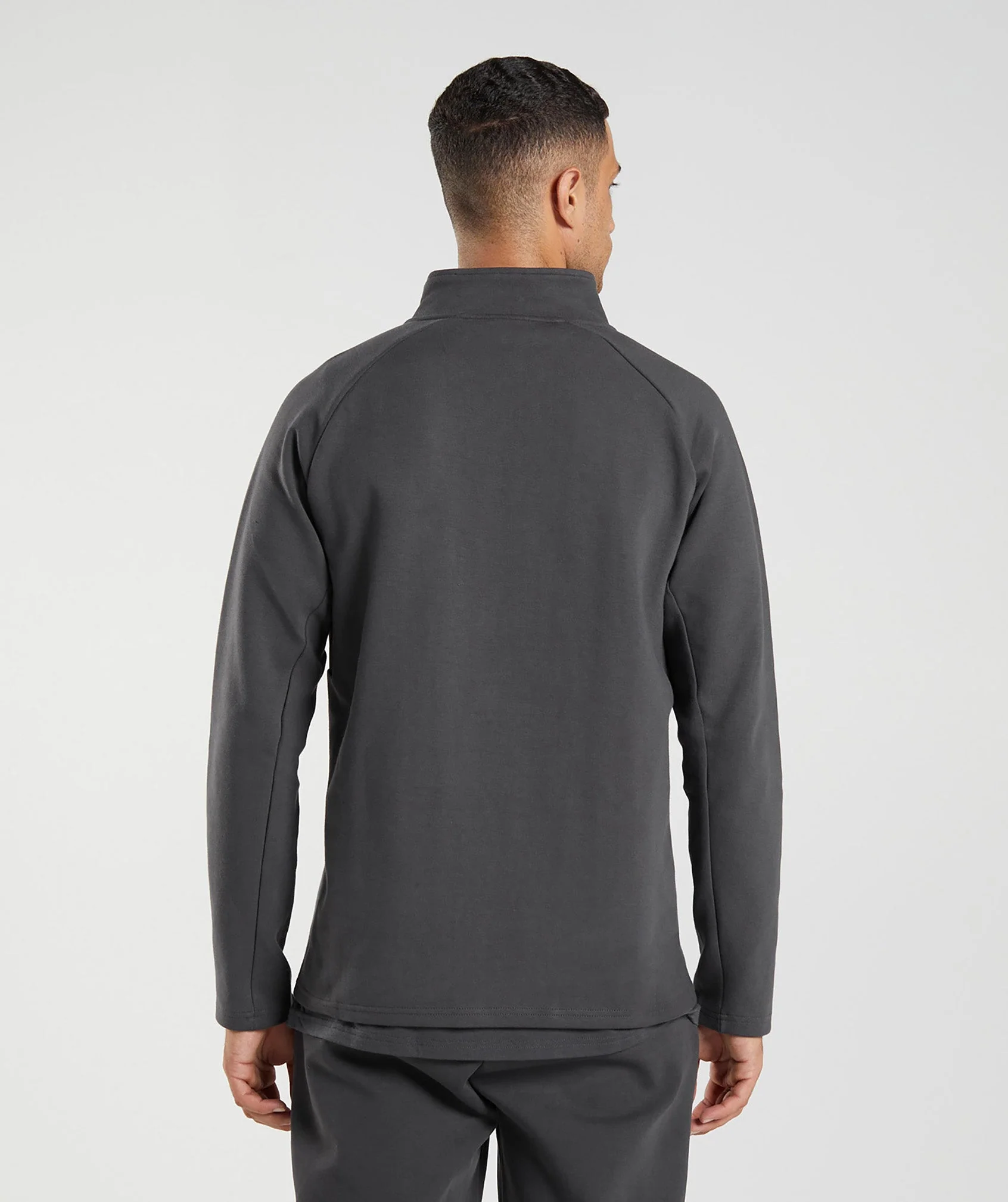Gymshark Rest Day 1/4 Zip - Onyx Grey - Image 2