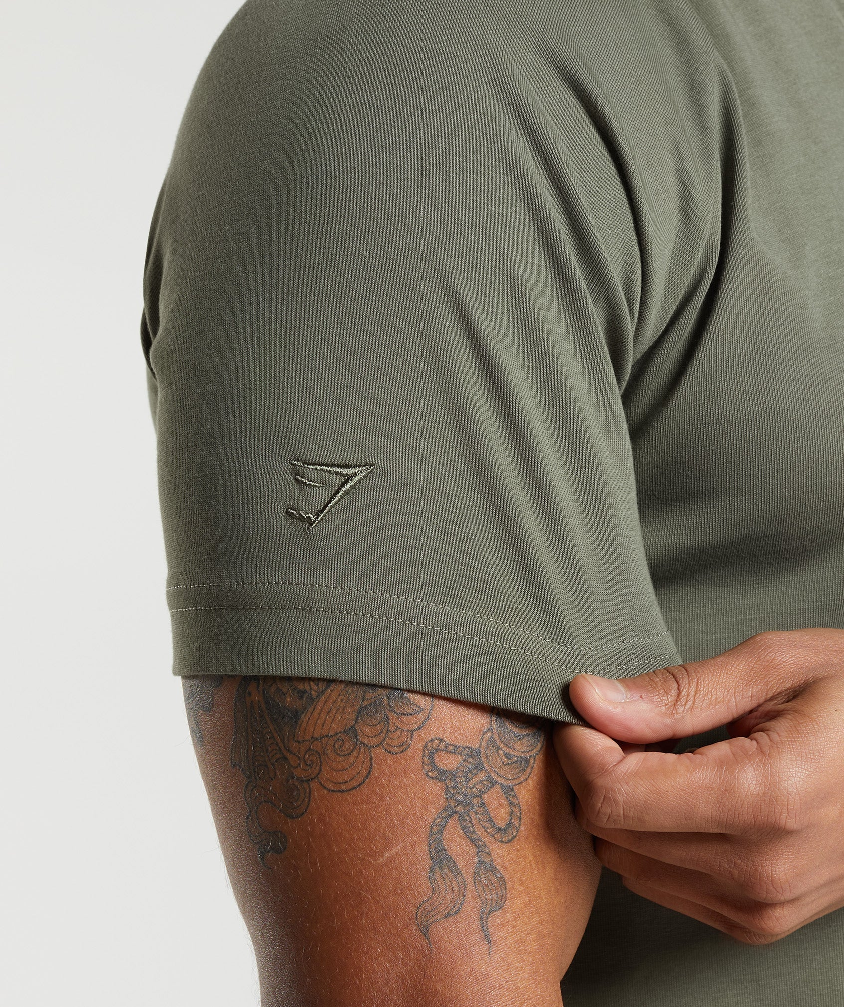Gymshark Rest Day Commute Polo Shirt - Dusty Olive - Image 6
