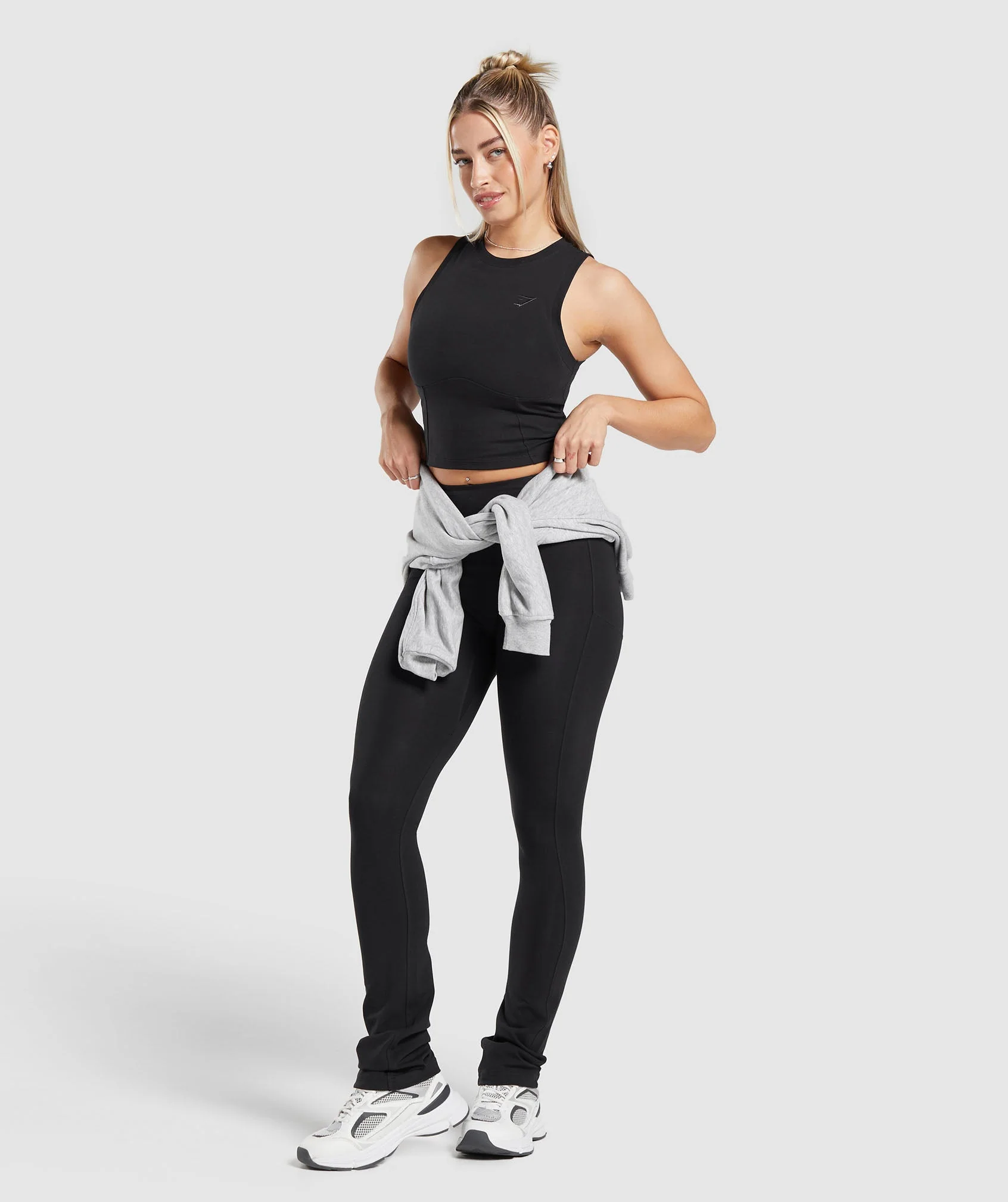 Gymshark Rest Day Cotton Contour Tank - Black - Image 4
