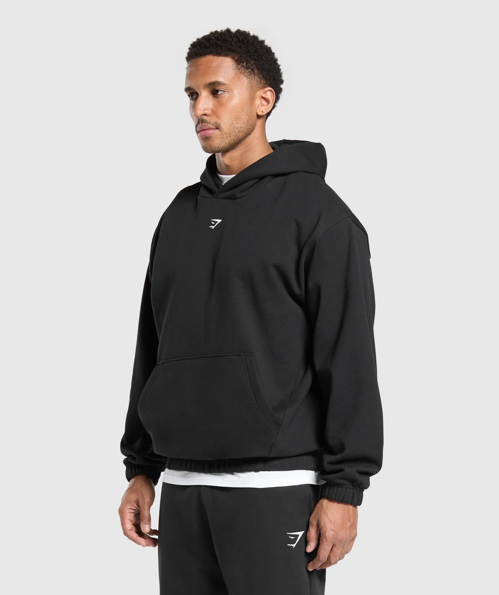 Gymshark Rest Day Essentials Hoodie - Black - Image 3