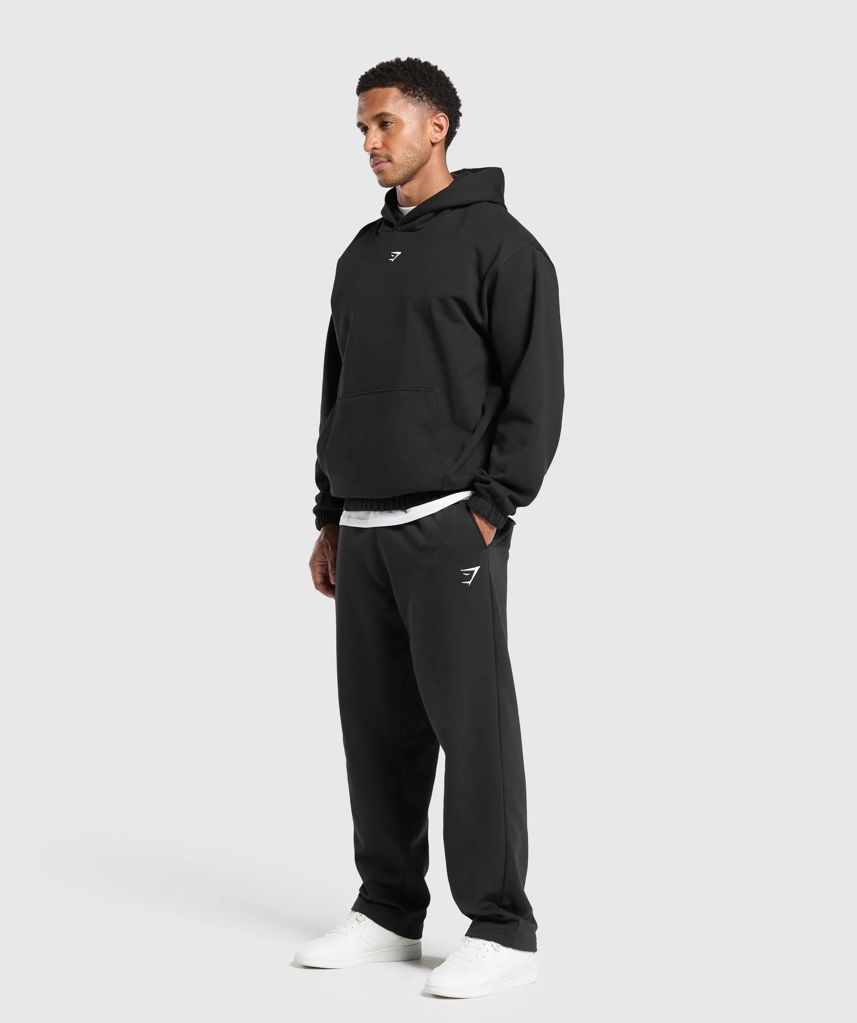 Gymshark Rest Day Essentials Hoodie - Black - Image 4