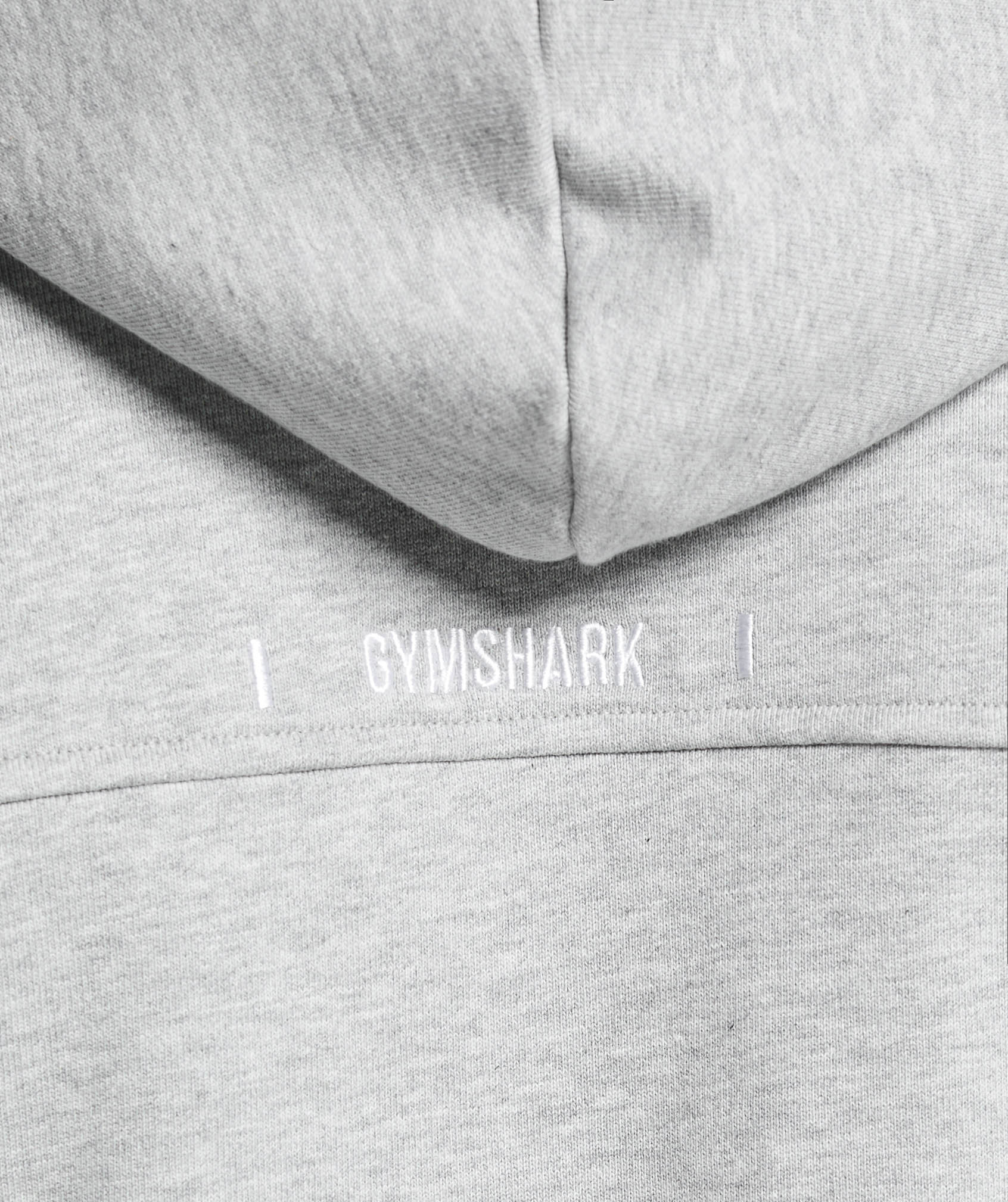 Gymshark Rest Day Essentials Hoodie - Light Grey Core Marl - Image 6