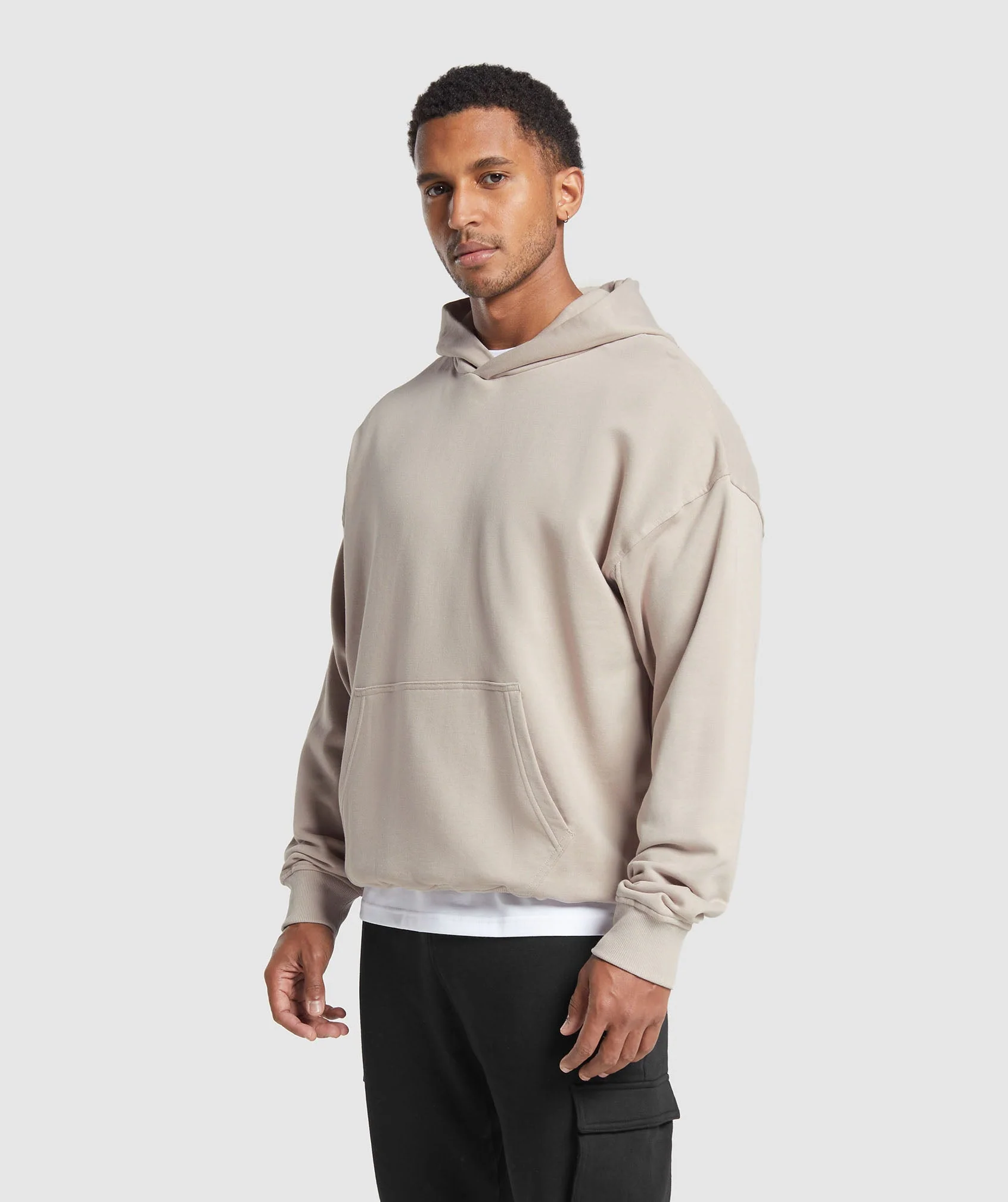 Gymshark Rest Day Essentials Hoodie - Stone Pink - Image 3