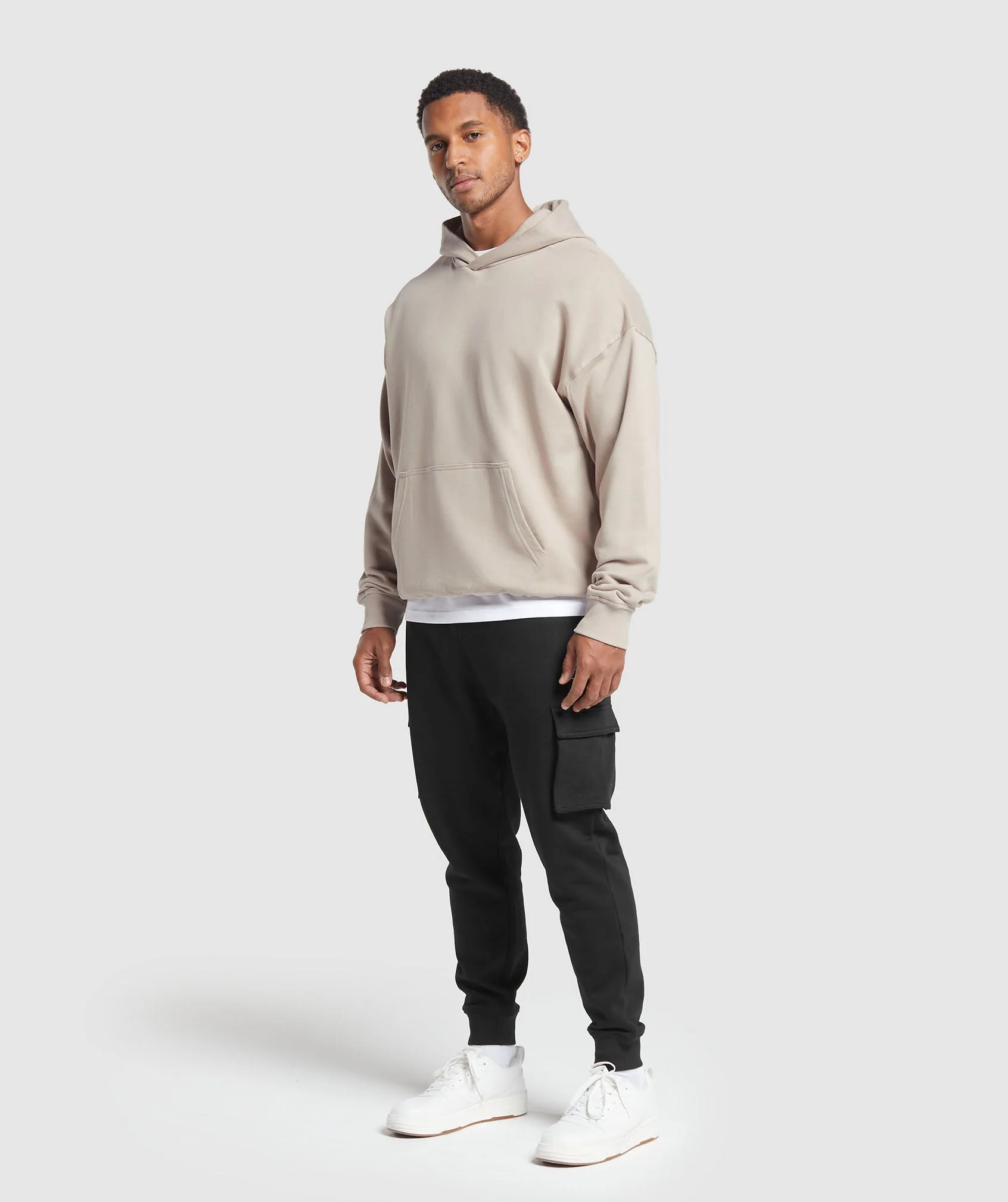 Gymshark Rest Day Essentials Hoodie - Stone Pink - Image 4