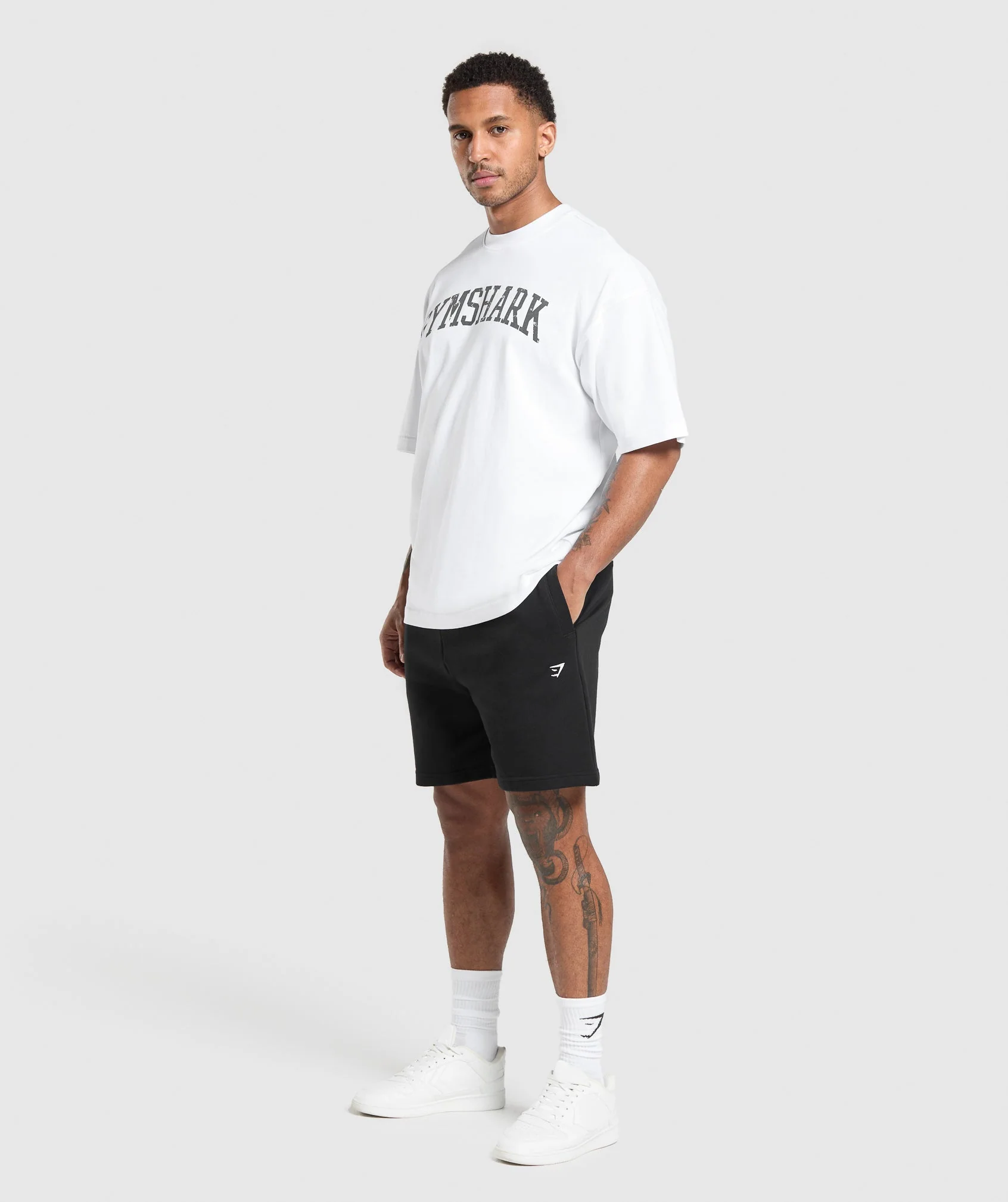 Gymshark Rest Day Essentials Shorts - Black - Image 4
