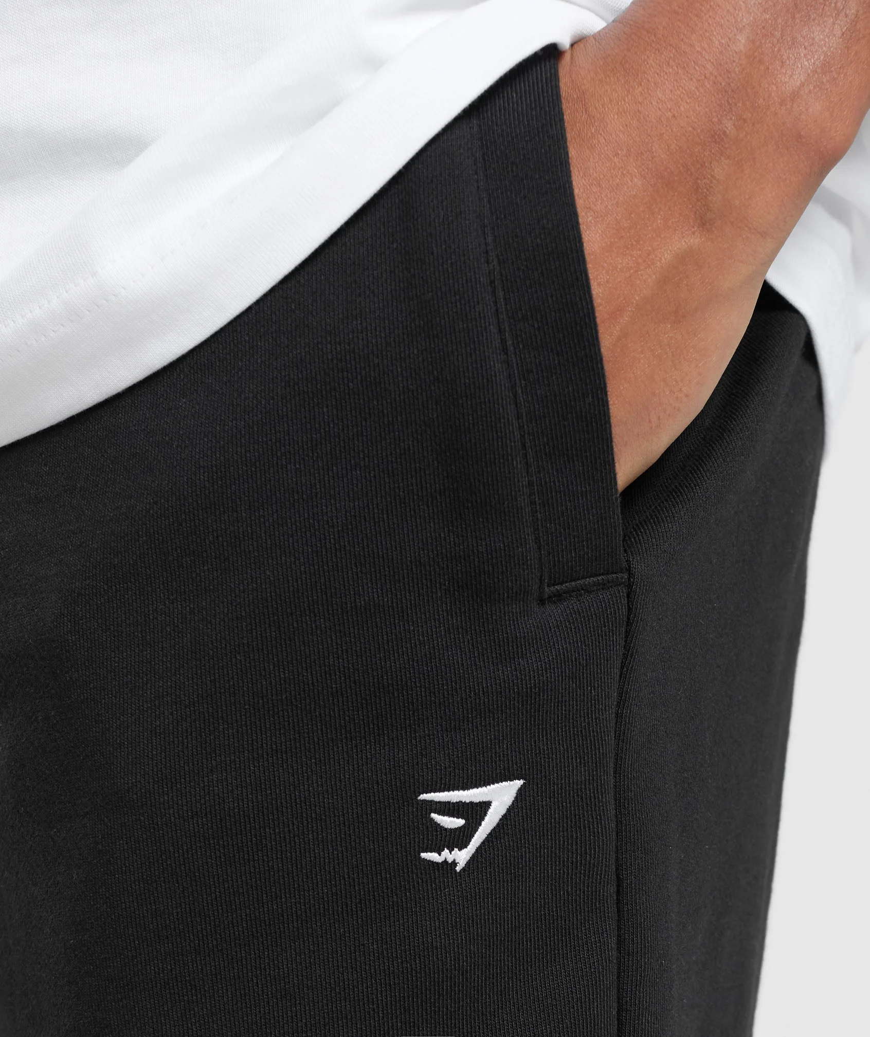 Gymshark Rest Day Essentials Shorts - Black - Image 5