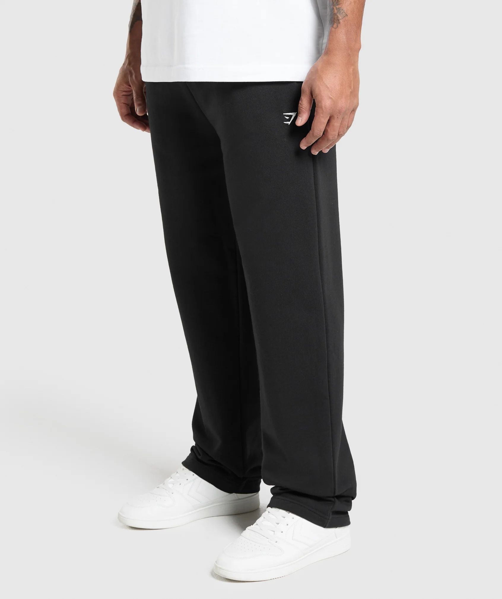 Gymshark Rest Day Essentials Straight Leg Joggers - Black - Image 2