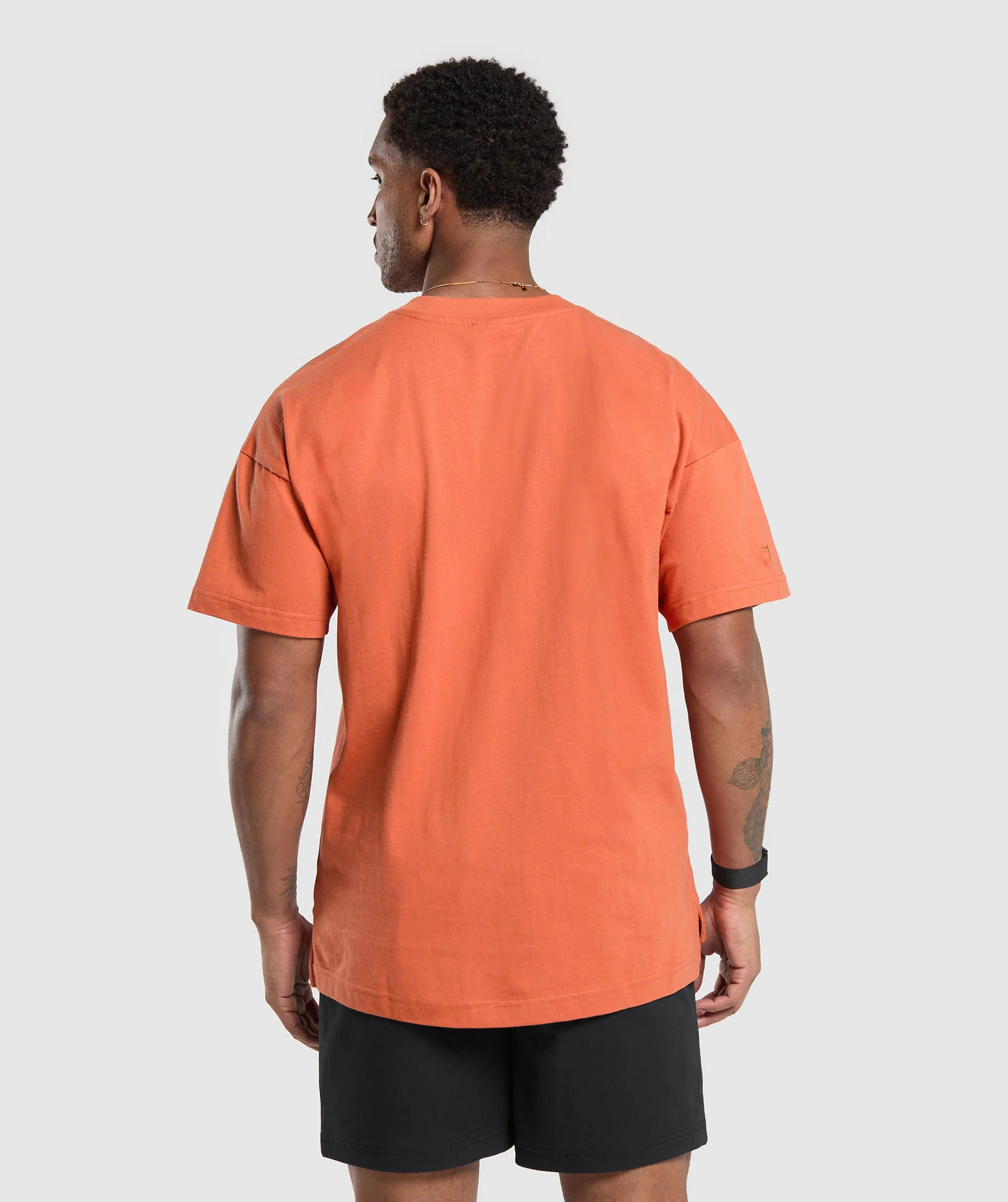Gymshark Rest Day Essentials T-Shirt - Muted Orange - Image 2