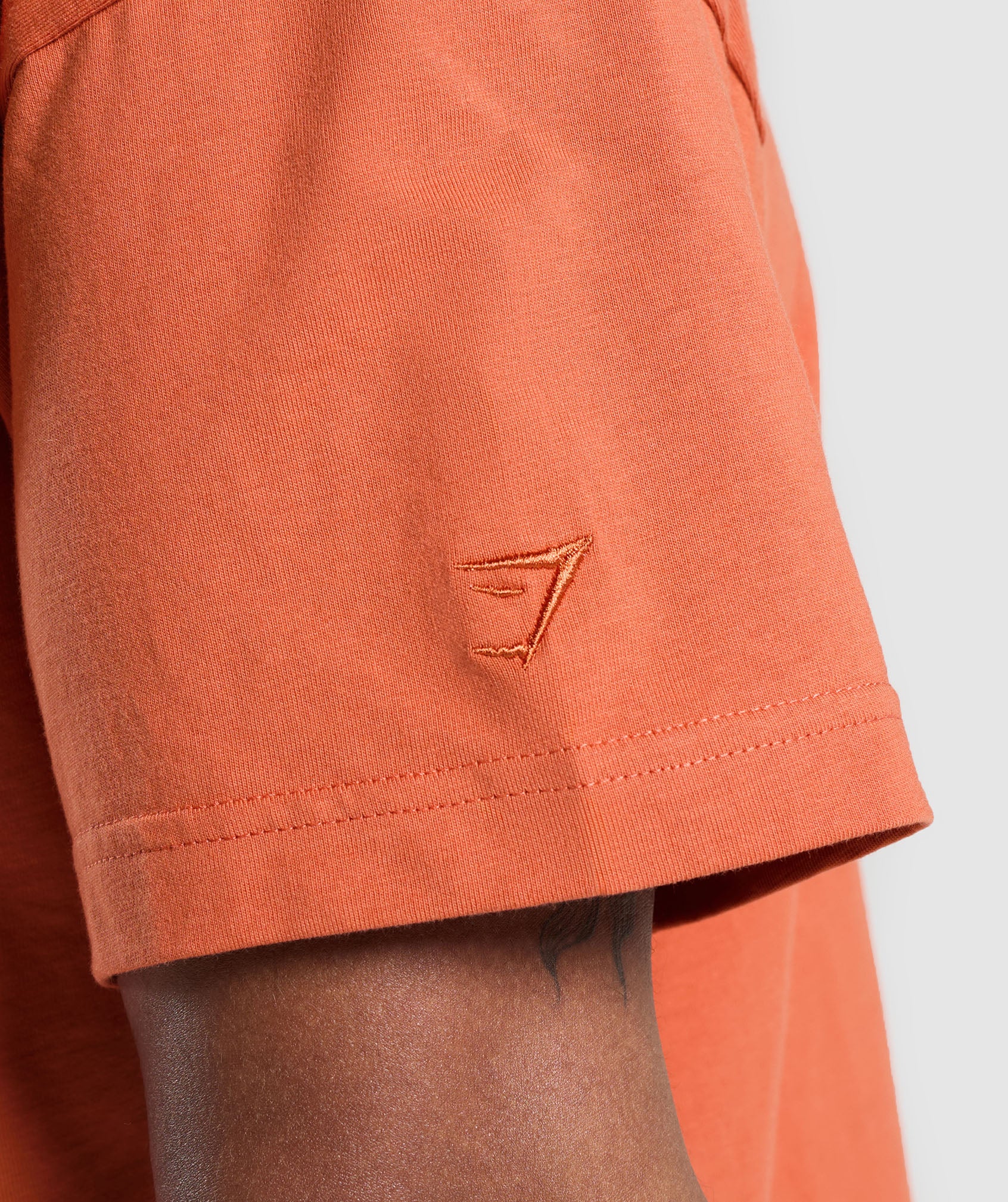 Gymshark Rest Day Essentials T-Shirt - Muted Orange - Image 5