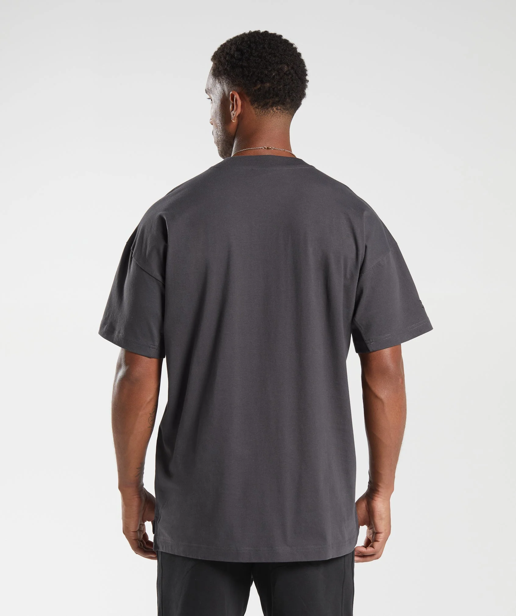 Gymshark Rest Day Essentials T-Shirt - Onyx Grey - Image 2