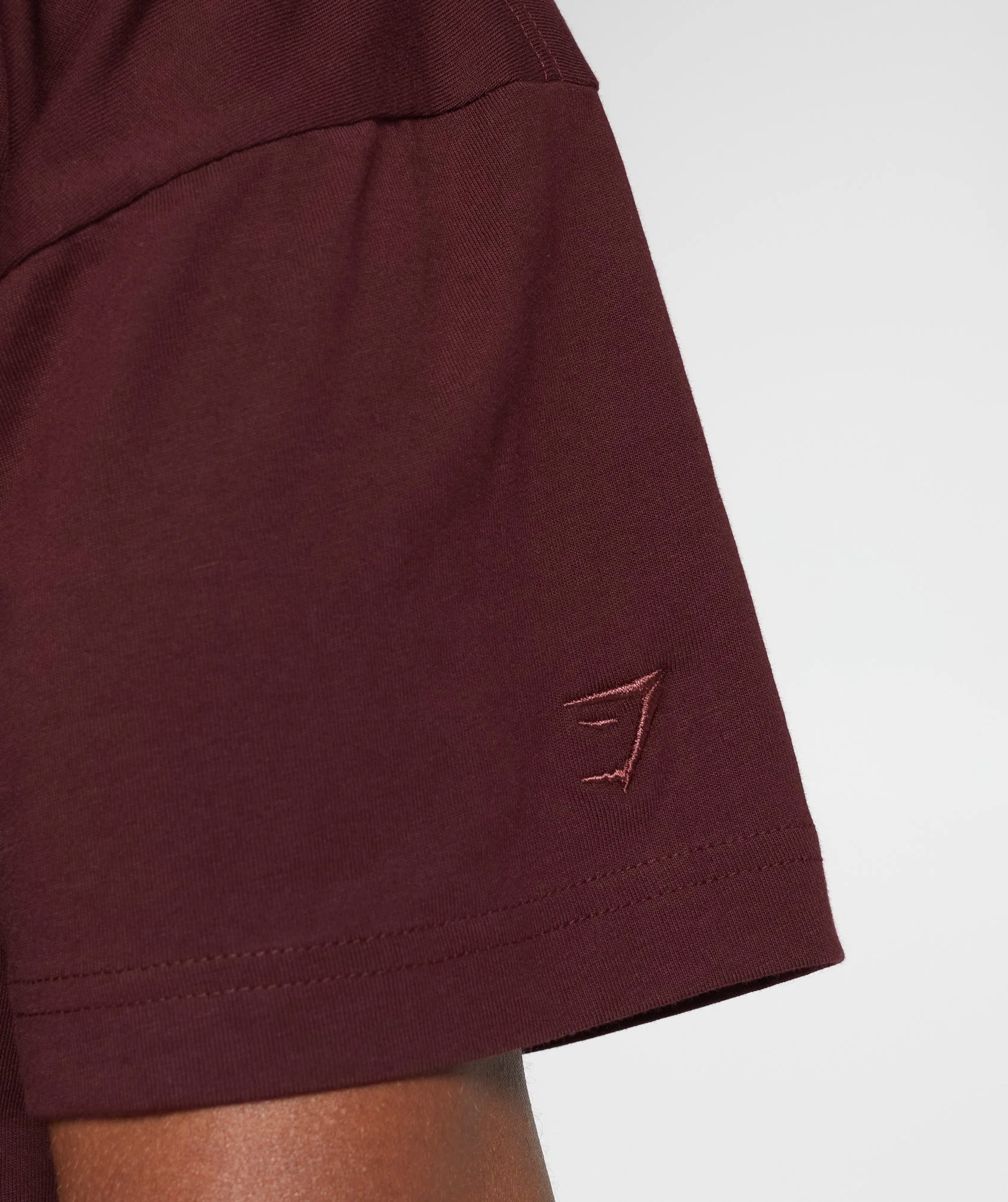 Gymshark Rest Day Essentials T-Shirt - Rich Maroon - Image 5