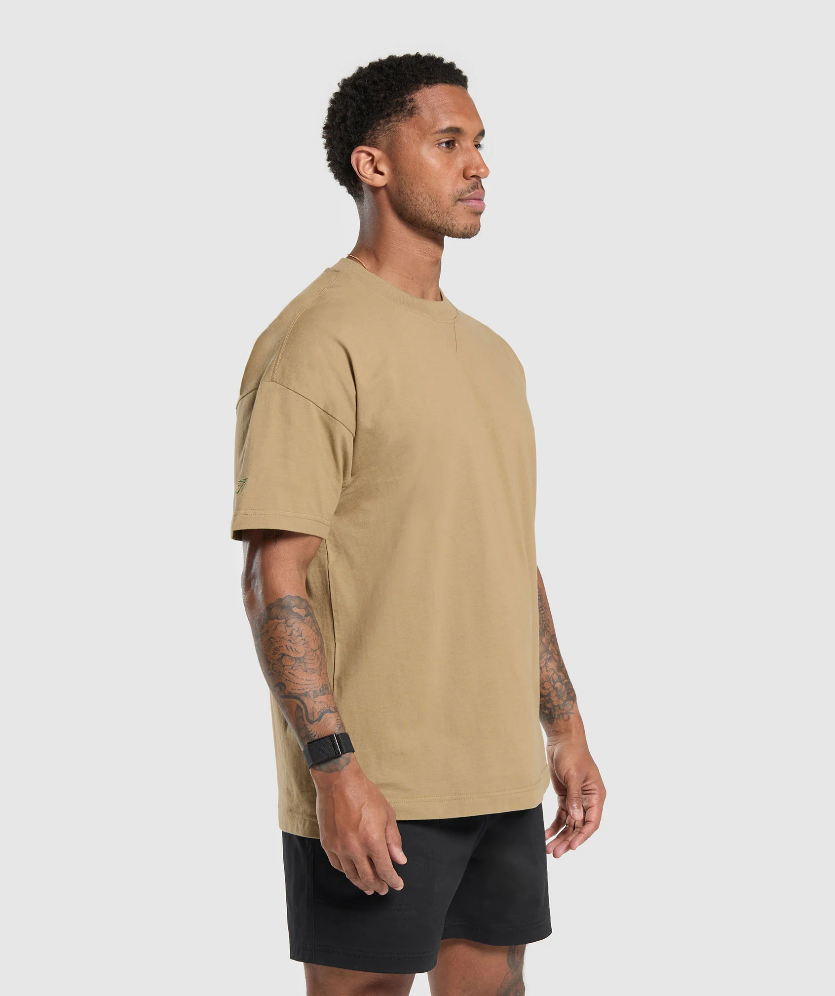 Gymshark Rest Day Essentials T-Shirt - Troop Green - Image 3