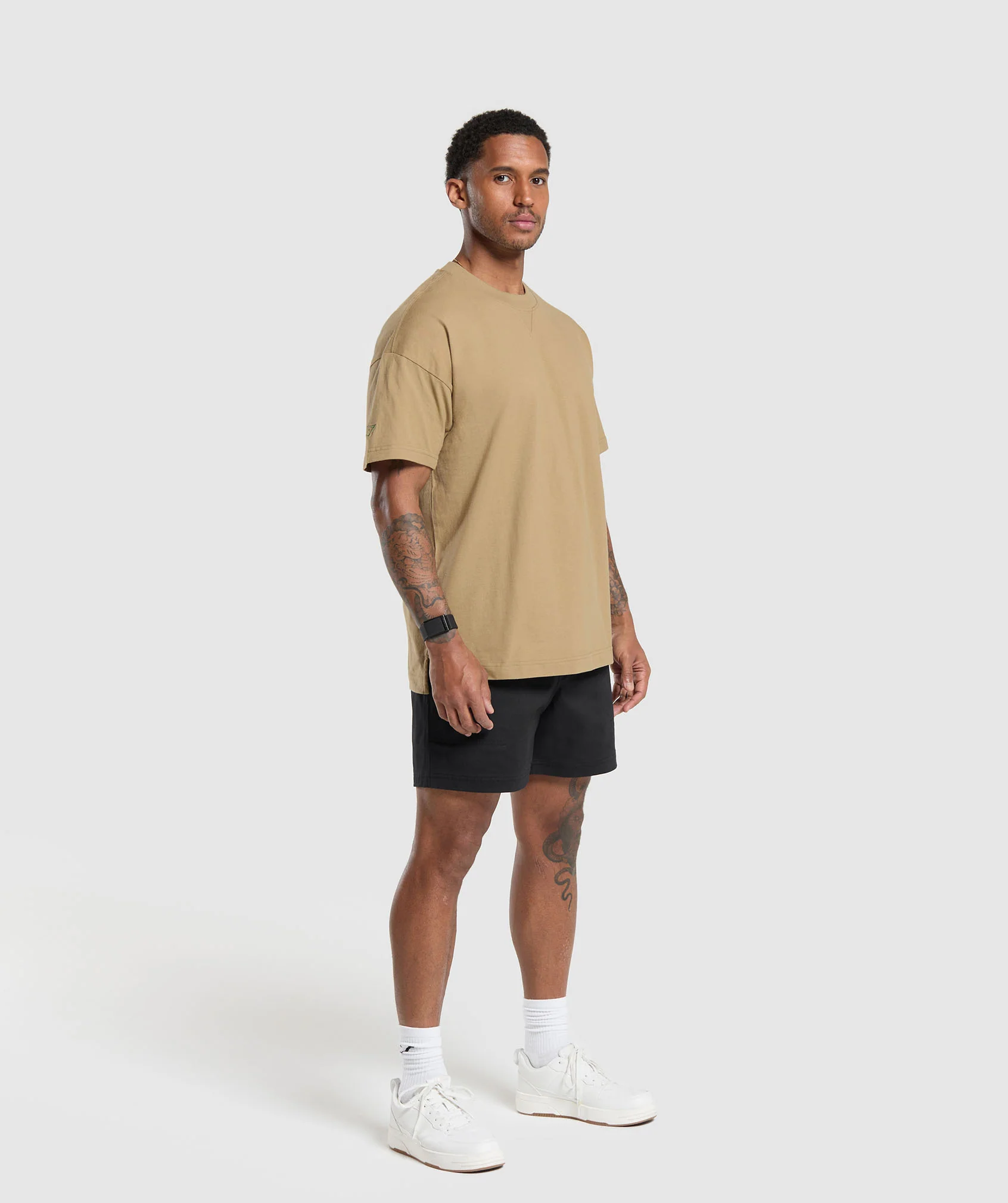 Gymshark Rest Day Essentials T-Shirt - Troop Green - Image 4