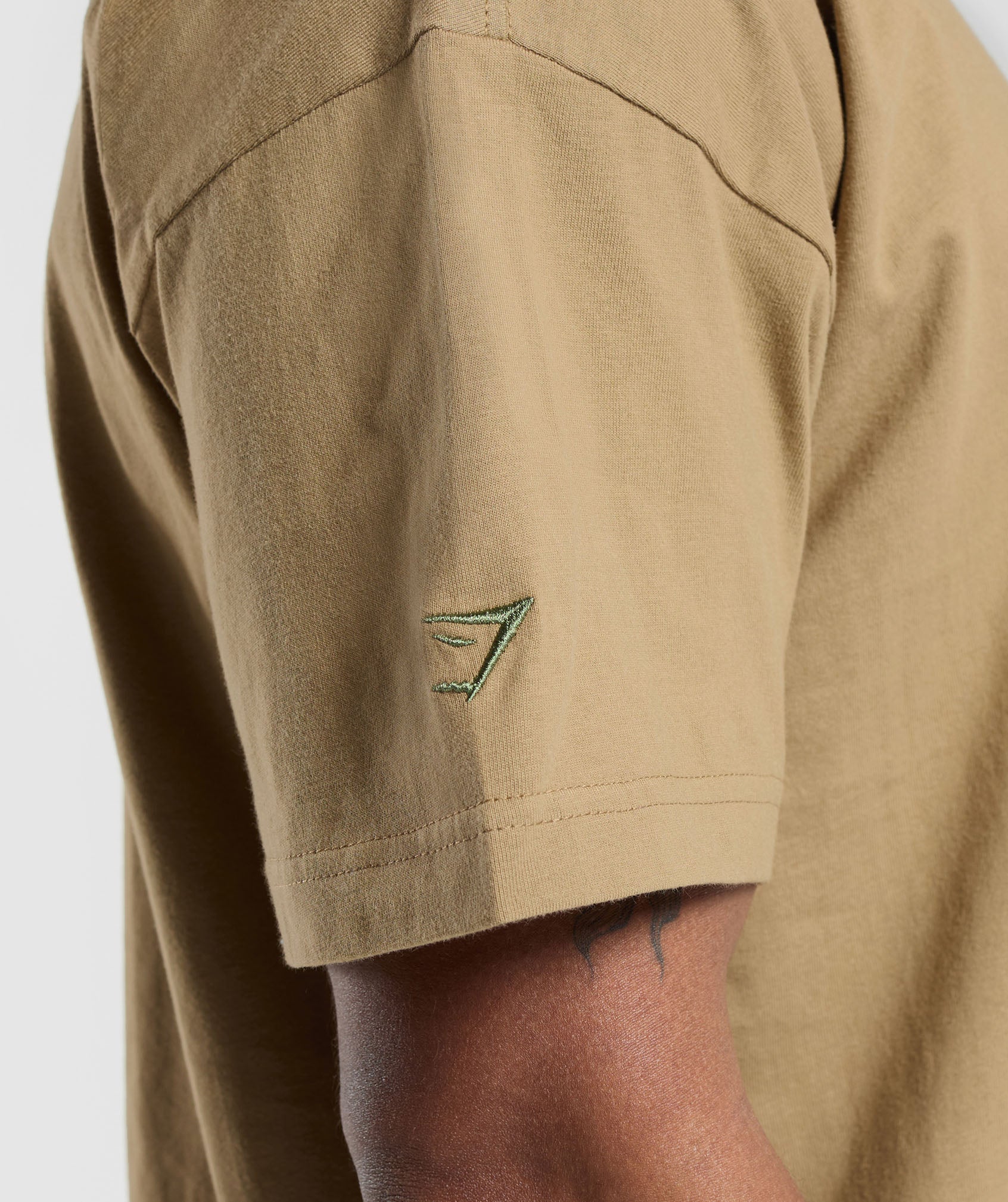 Gymshark Rest Day Essentials T-Shirt - Troop Green - Image 5
