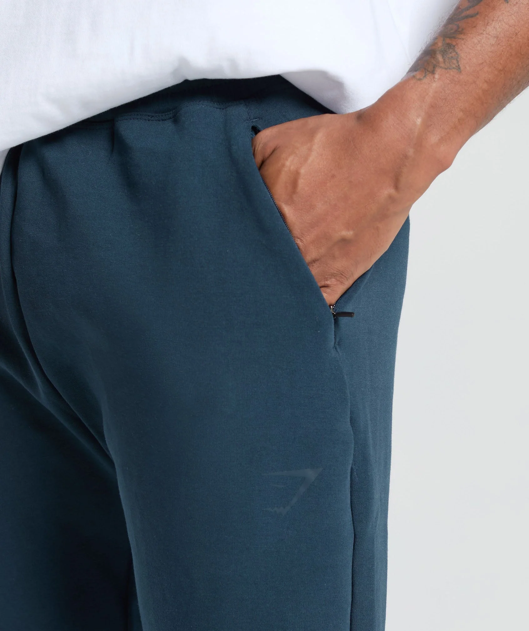 Gymshark Rest Day Knit Joggers - Navy - Image 8