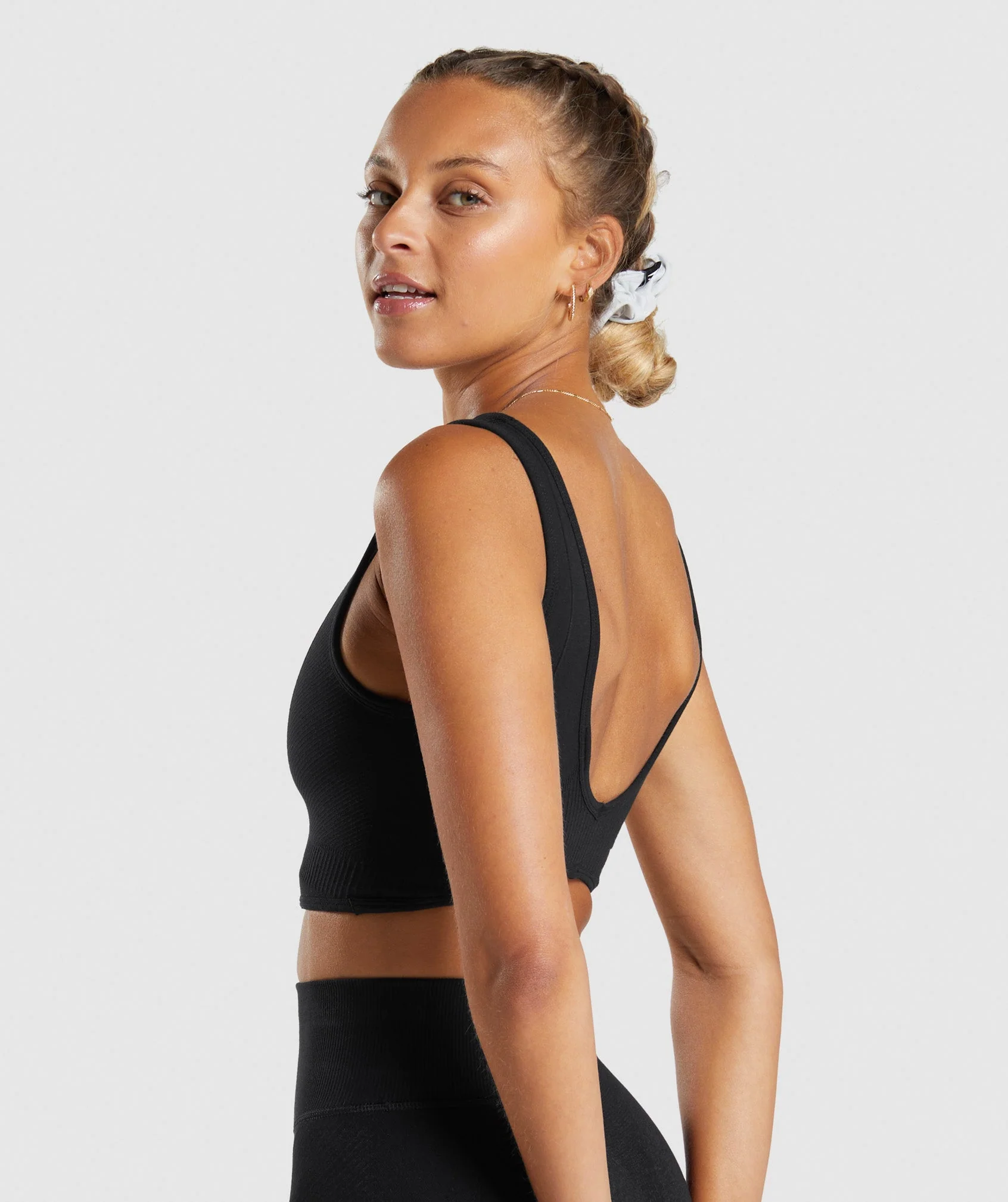 Gymshark Rest Day Seamless Bralette - Black - Image 4