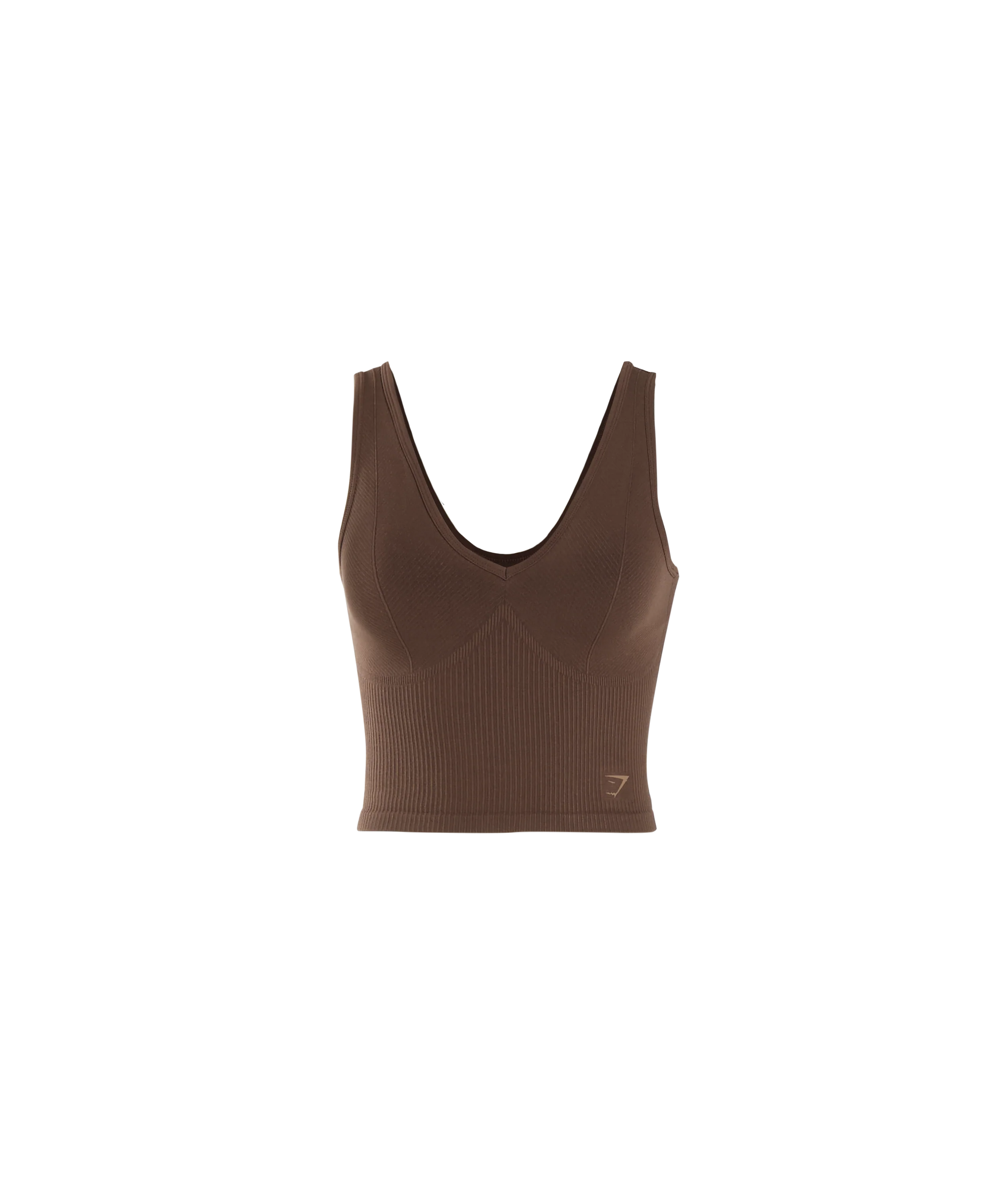 Gymshark Rest Day Seamless Midi Tank - Oak Brown - Image 4