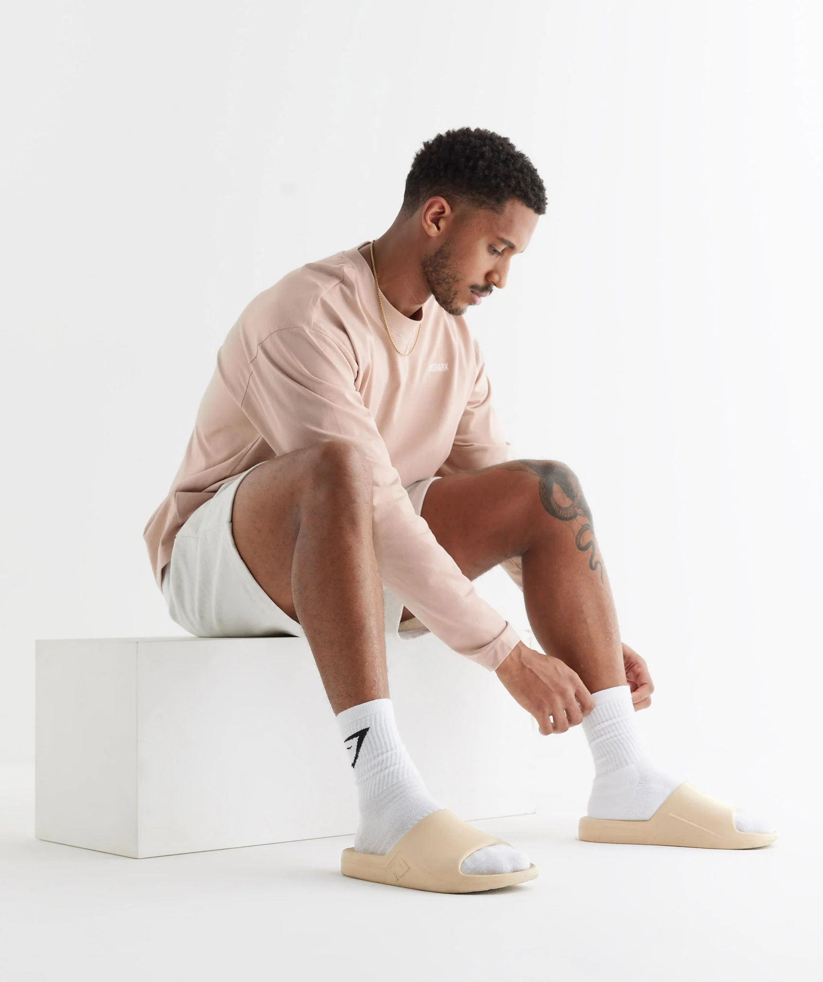 Gymshark Rest Day Slides - Toasted Brown - Image 5