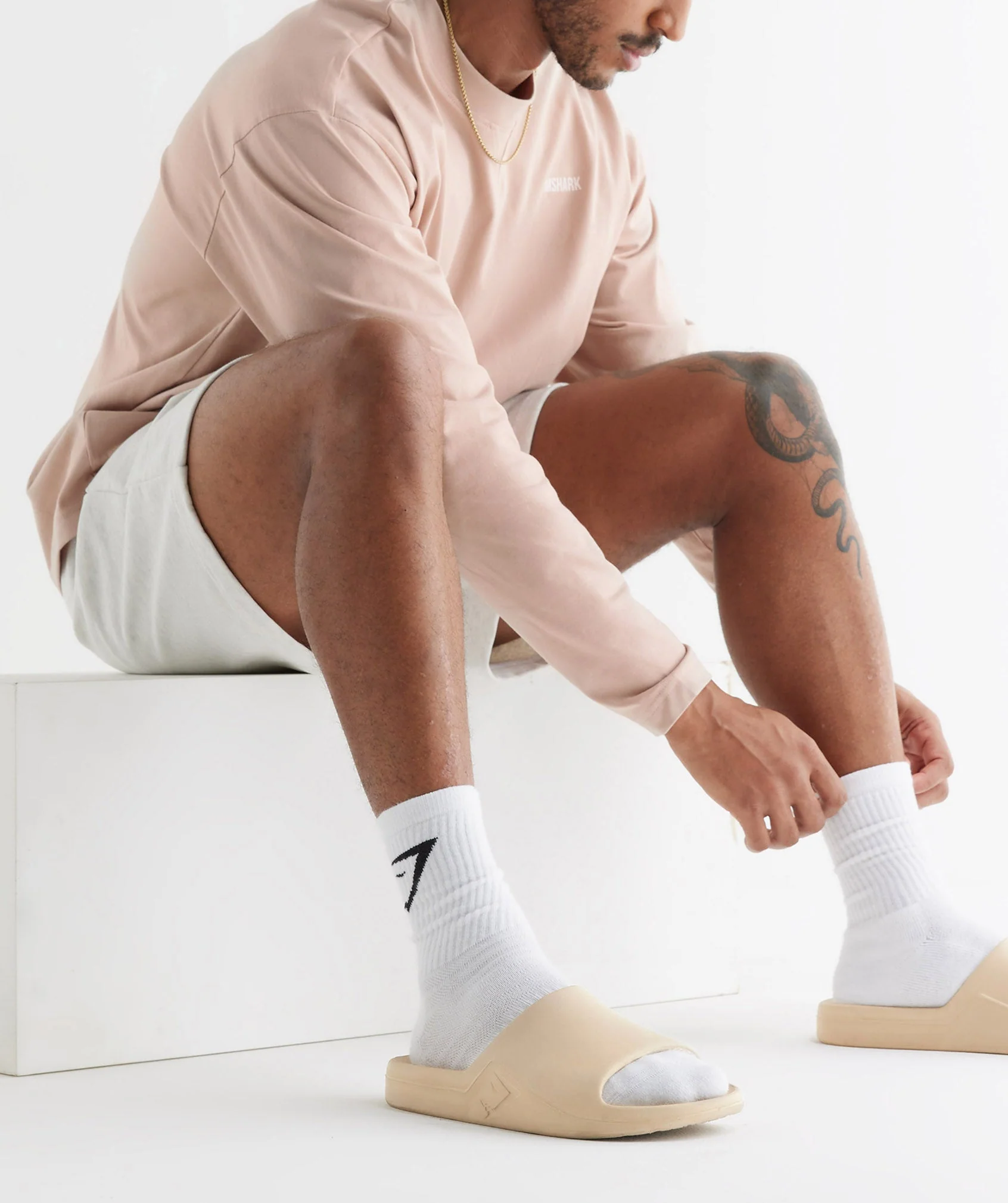 Gymshark Rest Day Slides - Toasted Brown - Image 7