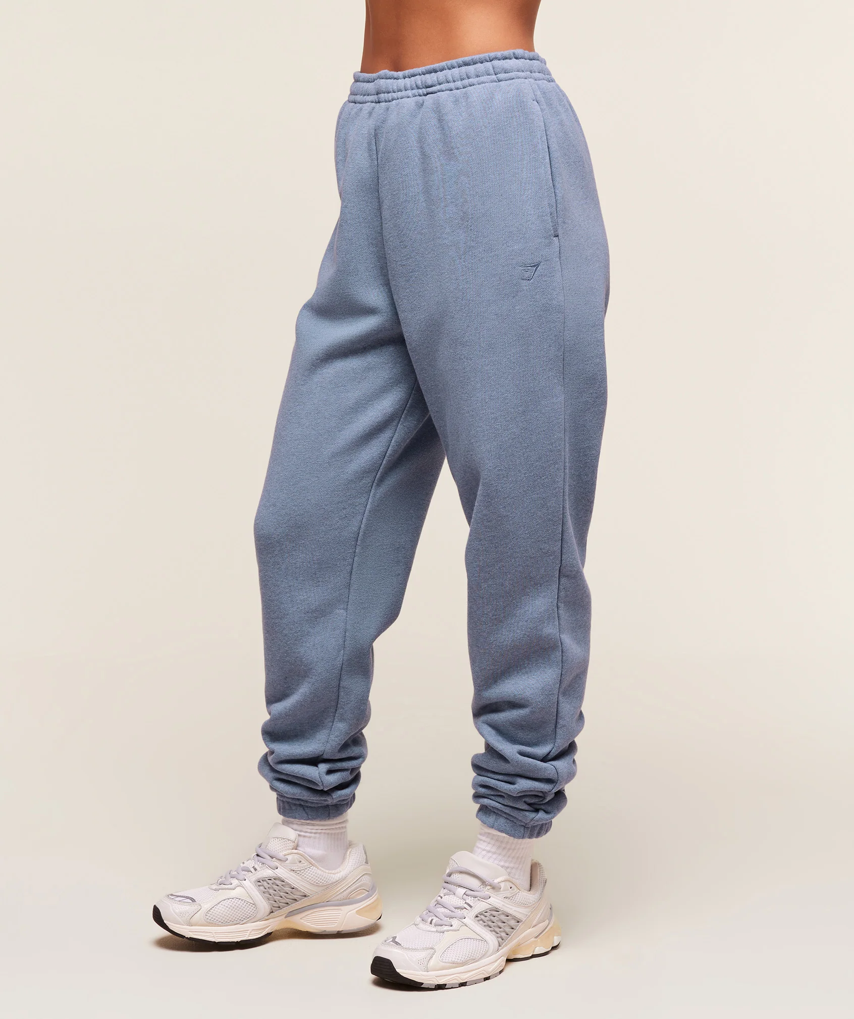 Gymshark Rest Day Sweats 2.0 Joggers - Worn Blue Marl - Image 3