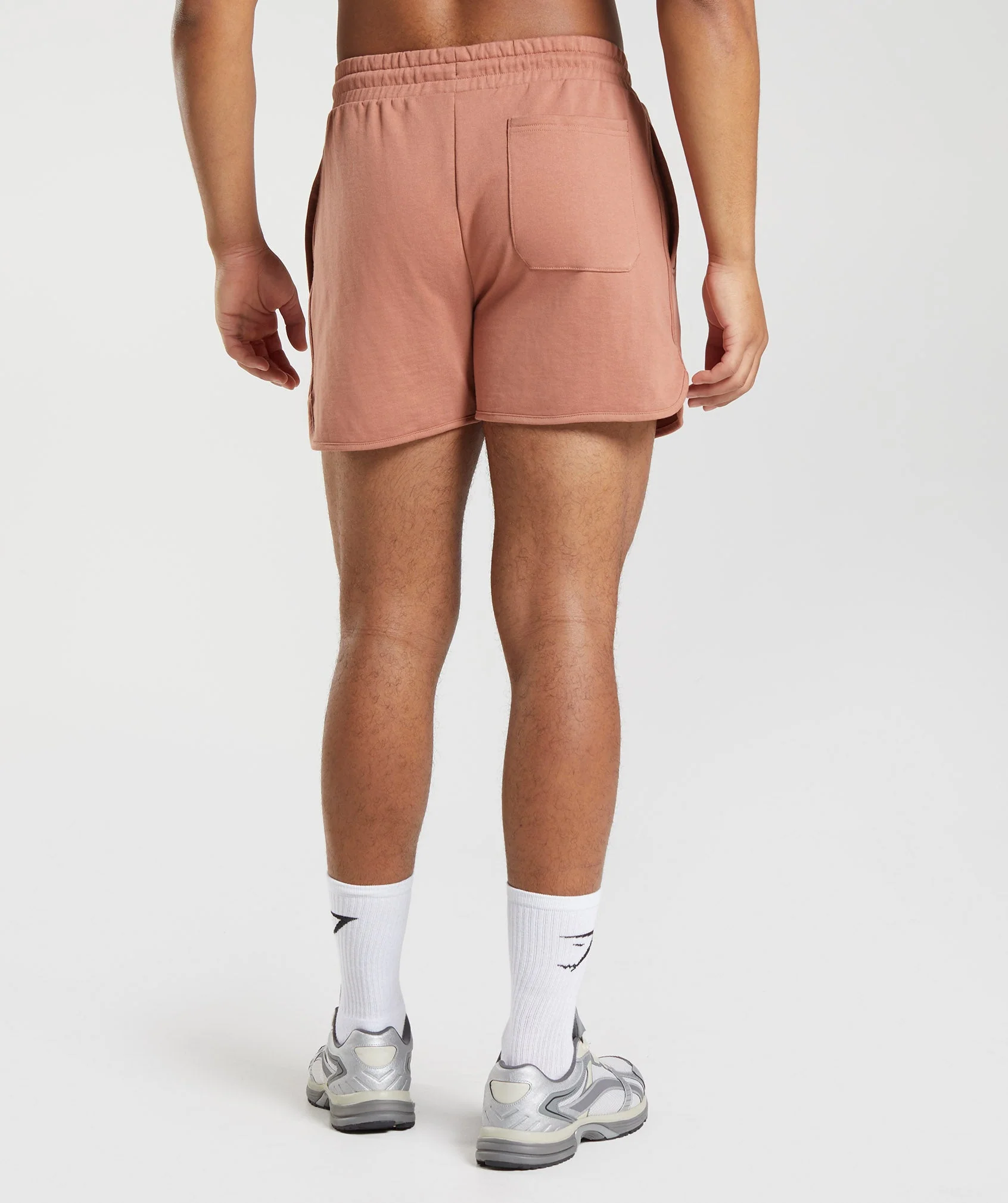 Gymshark Rest Day Sweats 4'' Lounge Shorts - Toffee Brown - Image 3