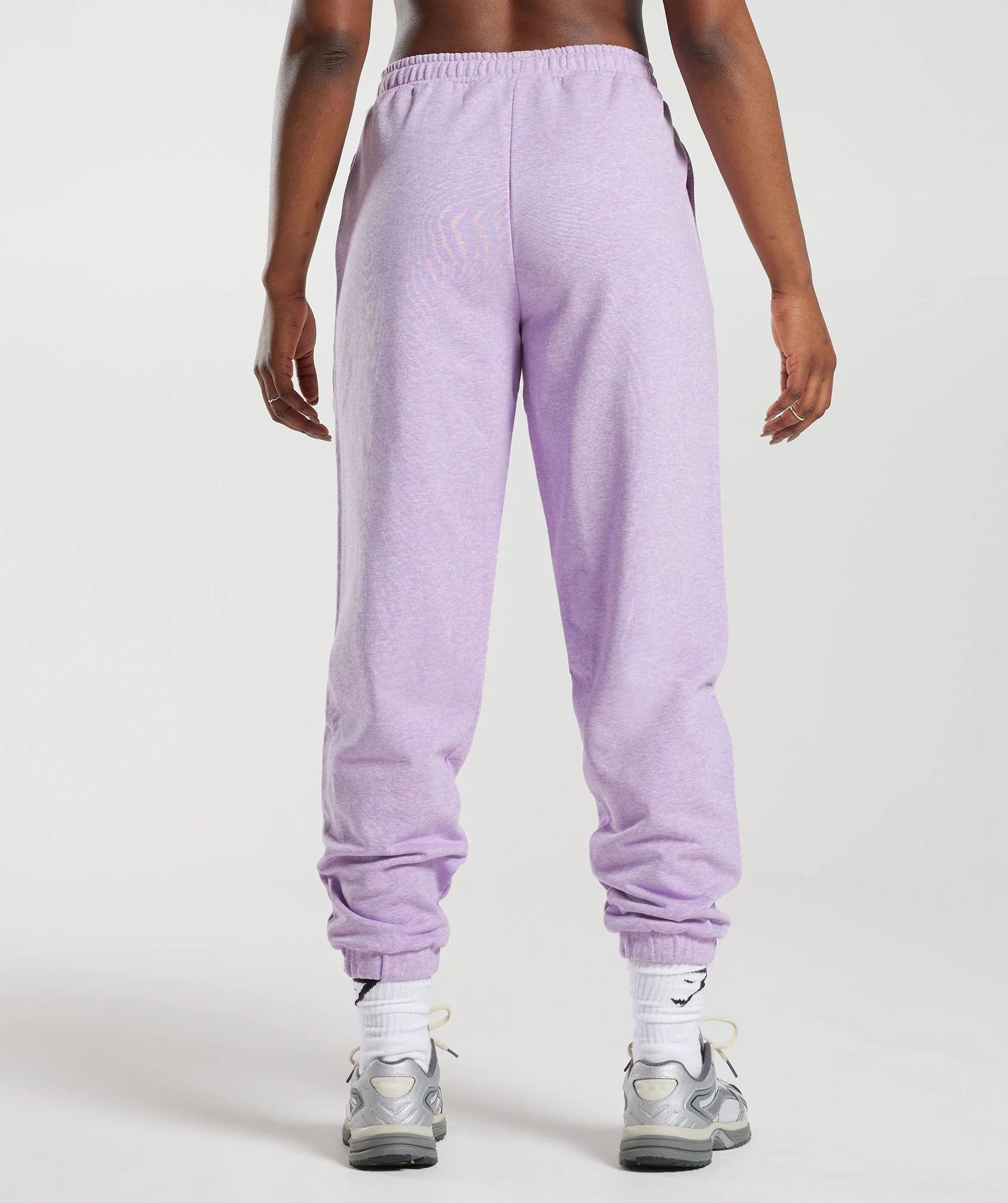 Gymshark Rest Day Sweats Joggers - Aura Lilac Marl - Image 2