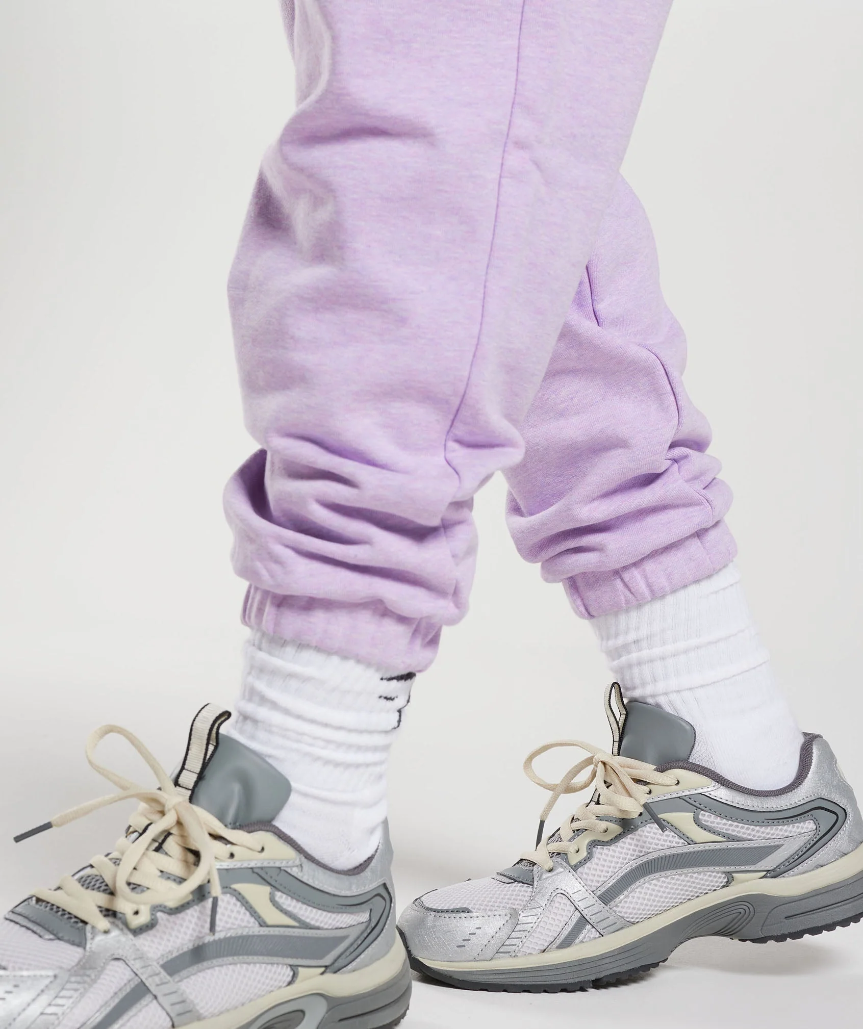 Gymshark Rest Day Sweats Joggers - Aura Lilac Marl - Image 6