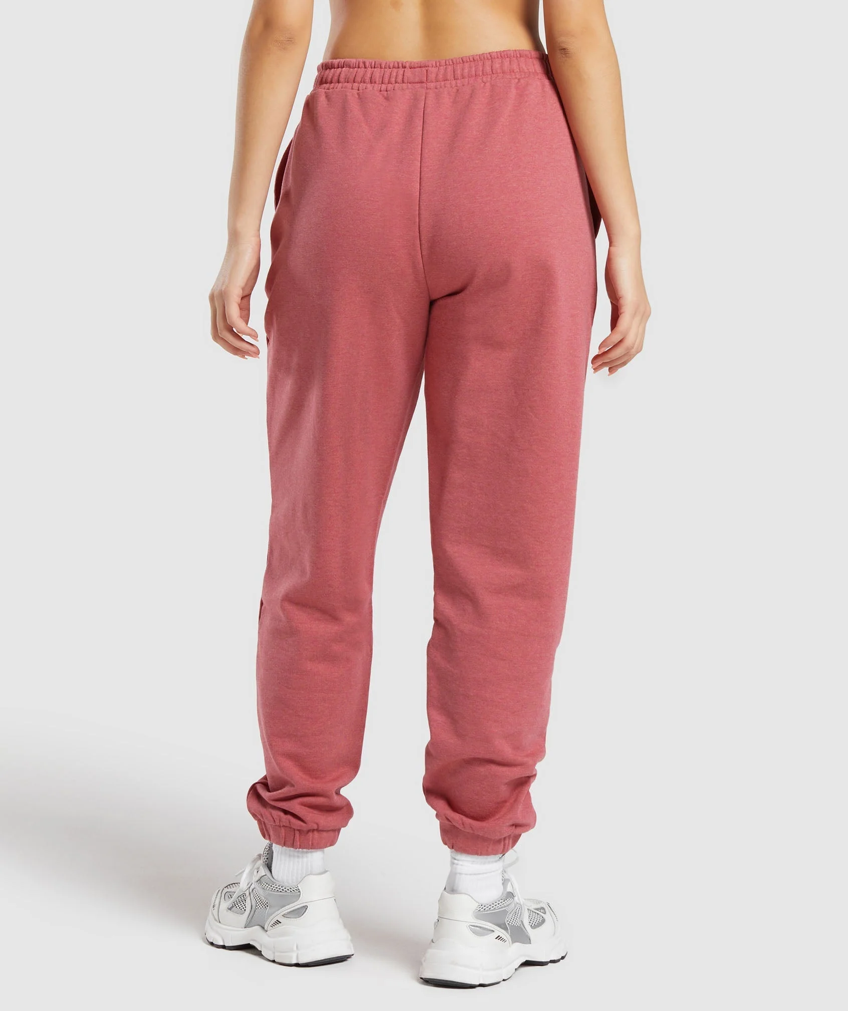 Gymshark Rest Day Sweats Joggers - Heritage Pink Marl - Image 2
