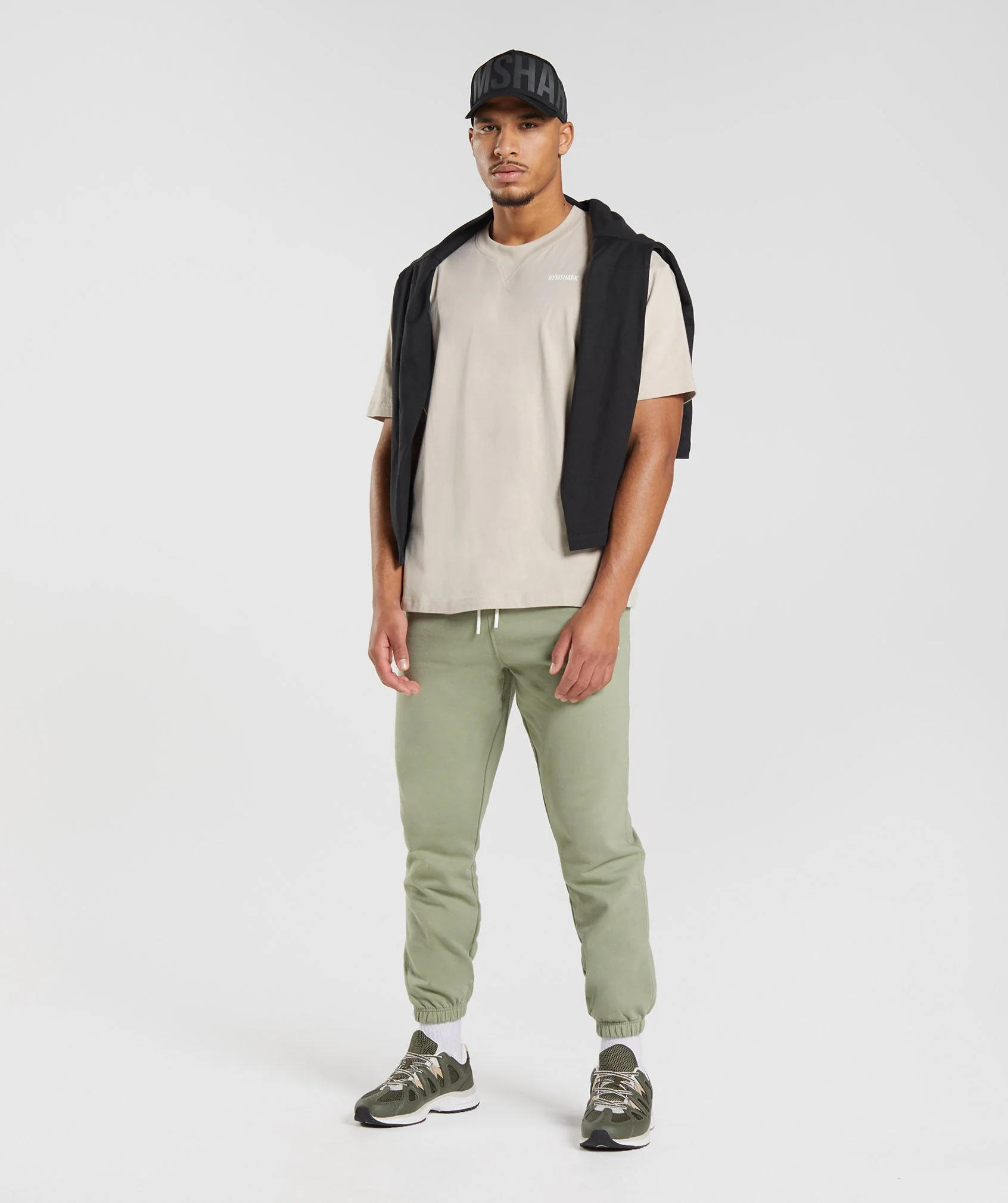 Gymshark Rest Day Sweats Joggers - Sage Green - Image 5
