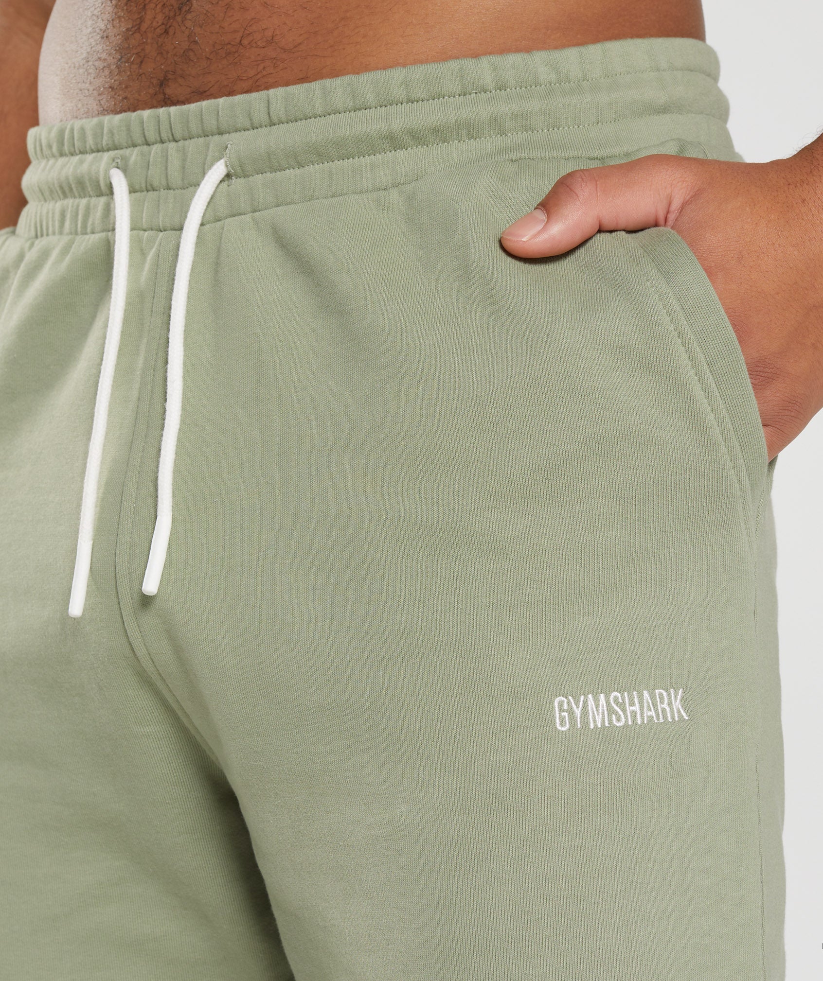 Gymshark Rest Day Sweats Joggers - Sage Green - Image 6