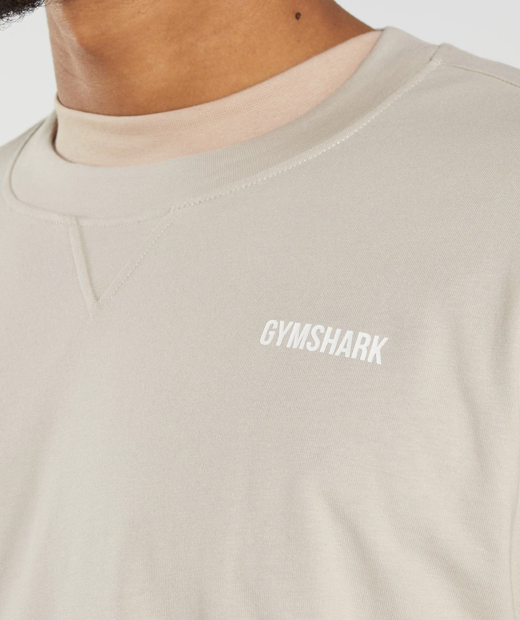 Gymshark Rest Day Sweats Long Sleeve T-Shirt - Pebble Grey - Image 6