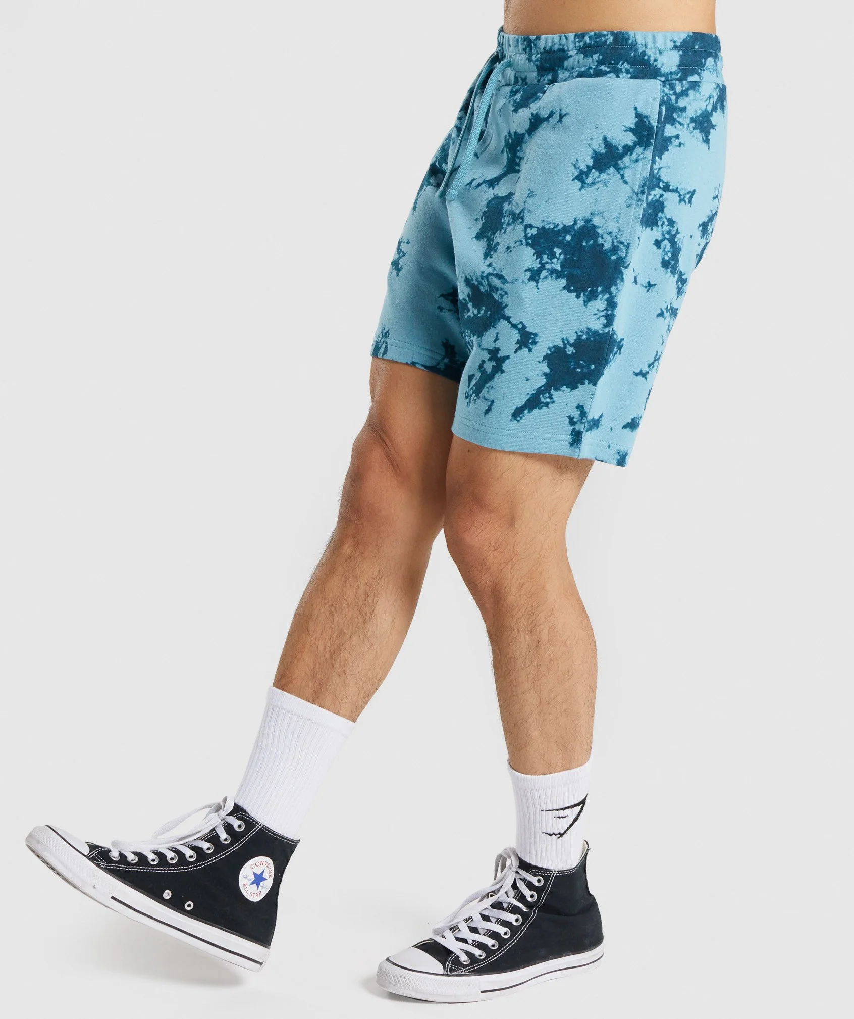 Gymshark Restore Shorts - Teal Print - Image 3