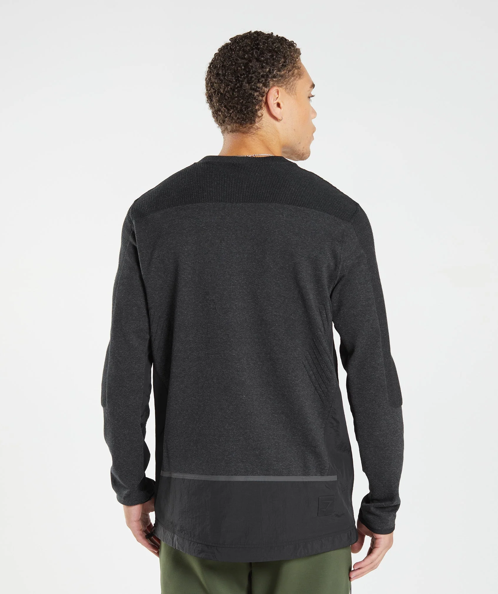 Gymshark Retake Crew - Black Marl - Image 2