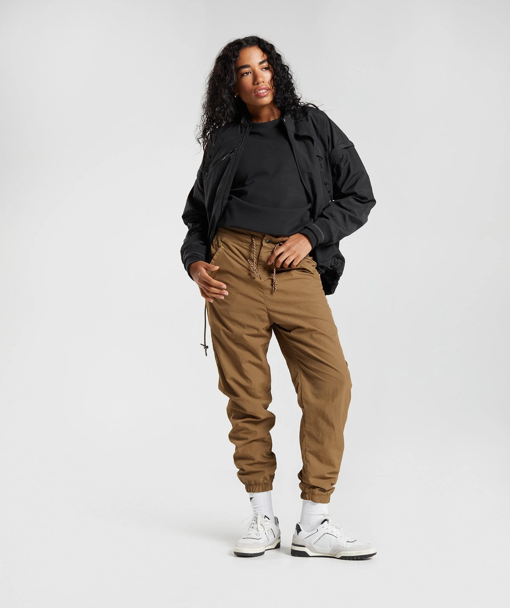 Gymshark Retake Track Joggers - Puddle Brown - Image 5