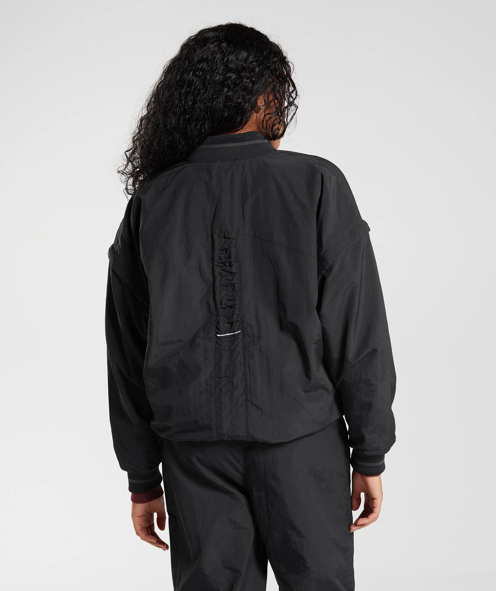 Gymshark Retake Woven Jacket - Black - Image 3