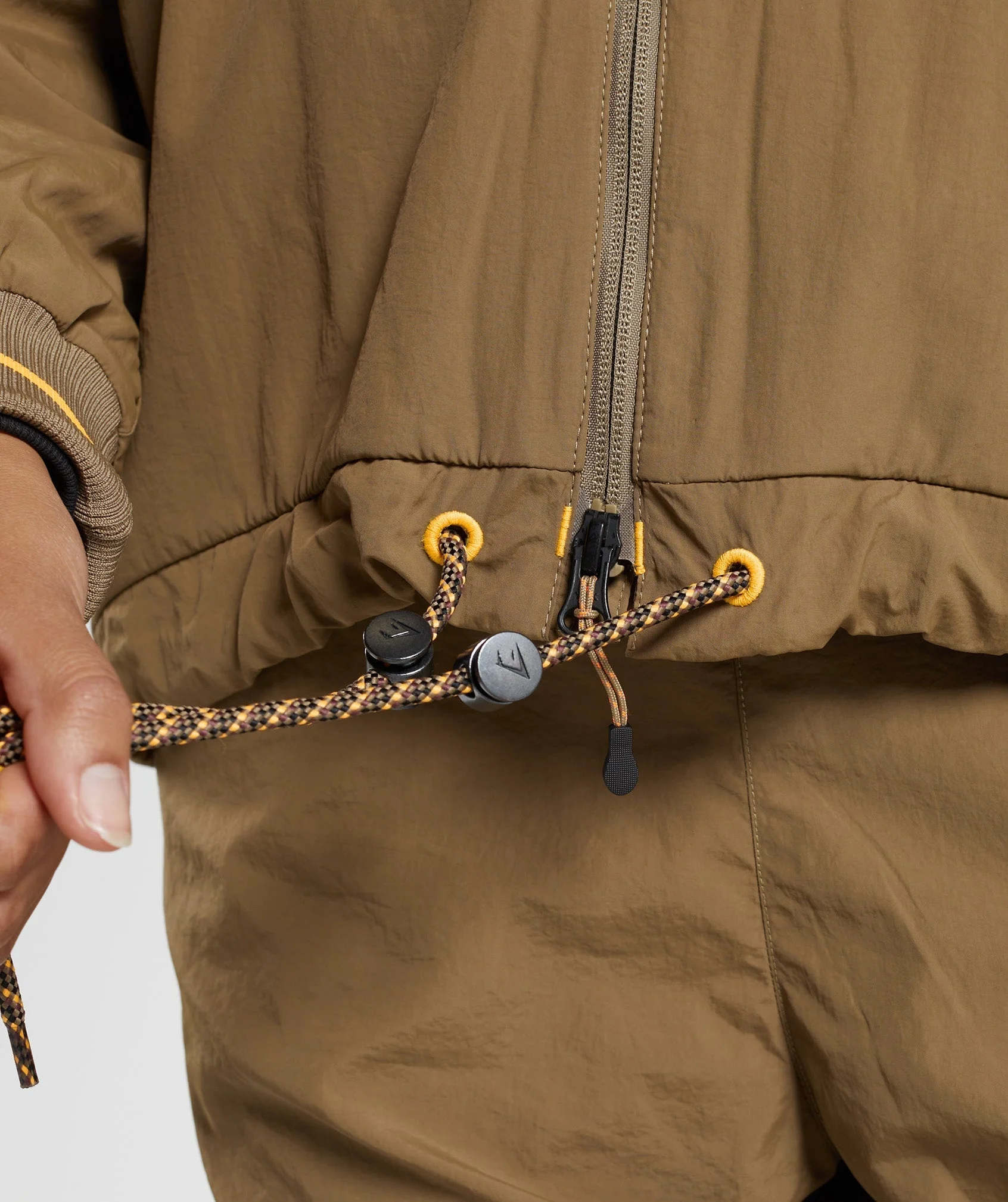 Gymshark Retake Woven Jacket - Puddle Brown - Image 5