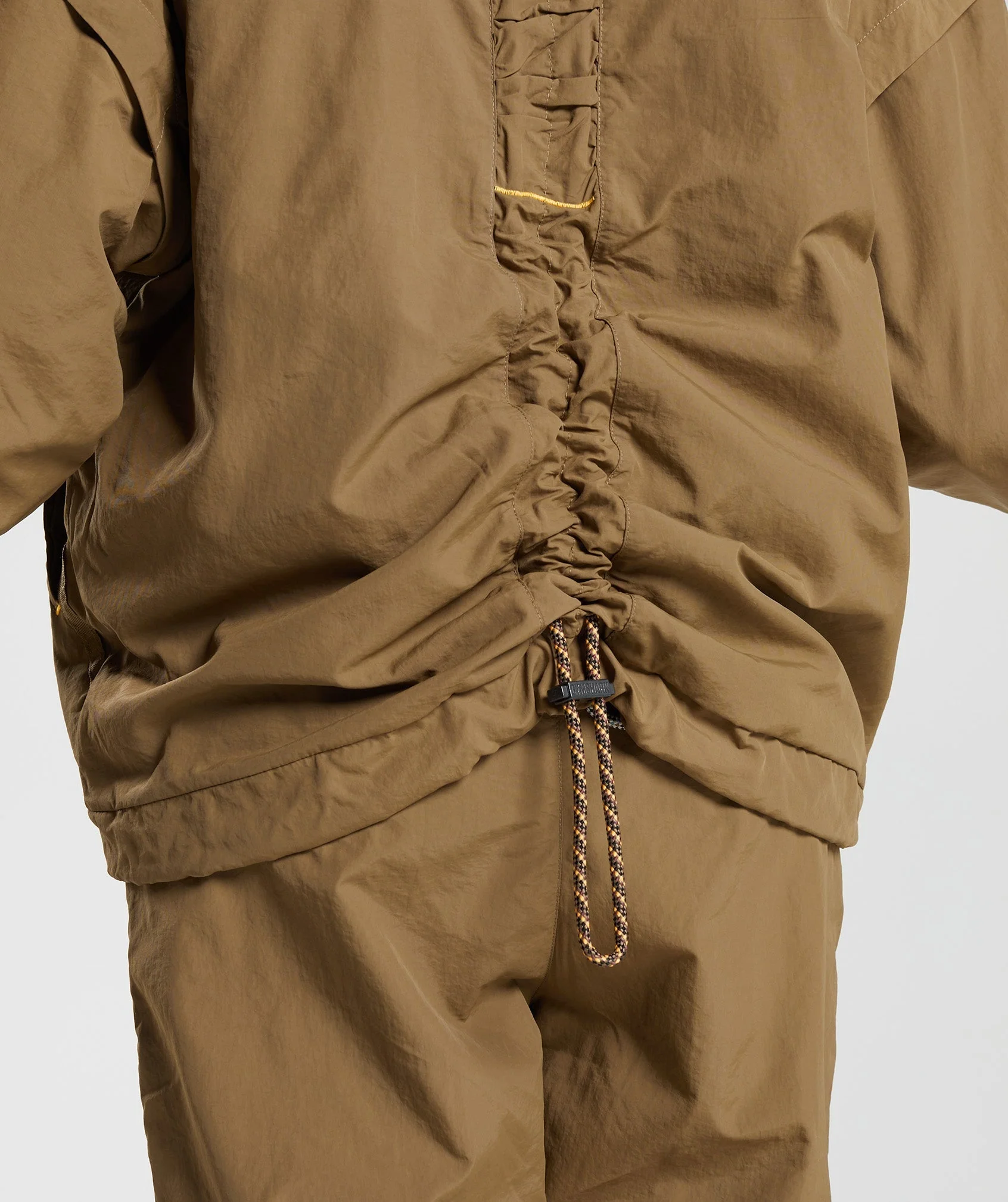 Gymshark Retake Woven Jacket - Puddle Brown - Image 6