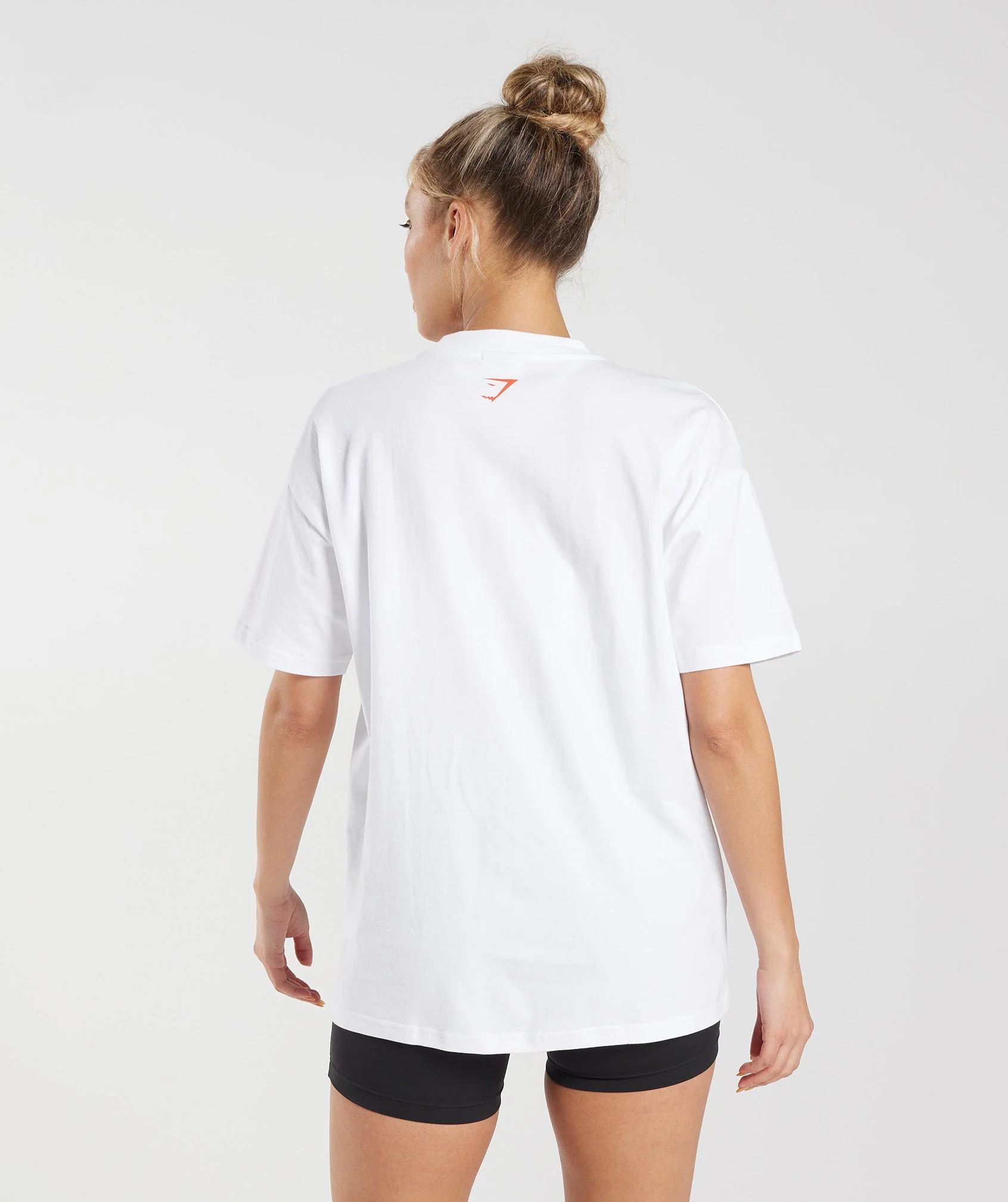 Gymshark Retro Graphic Oversized T-Shirt - White - Image 2