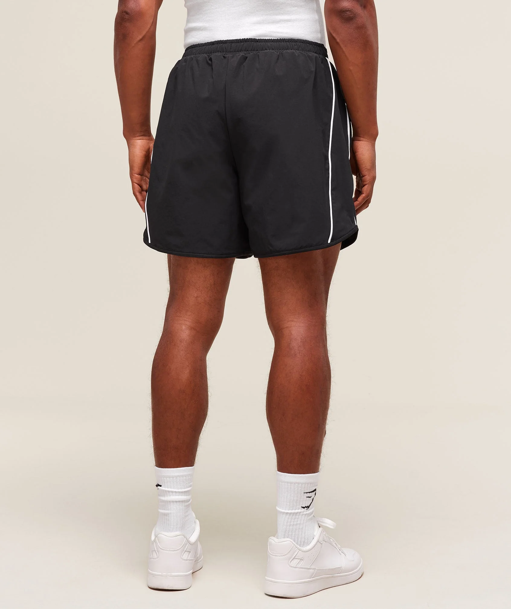 Gymshark Retro Shorts - Black - Image 2