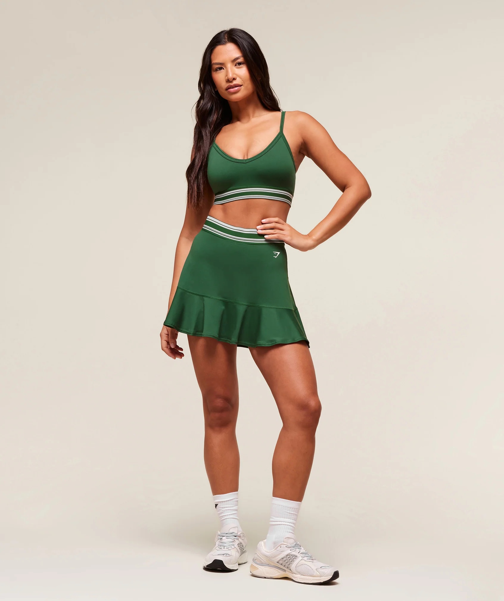 Gymshark Retro Sports Bra - Classic Green - Image 6