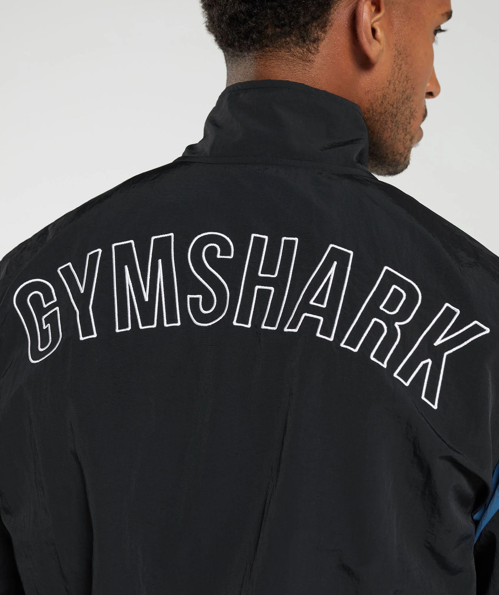 Gymshark Retro Track Jacket - Black/Blue/Purple/Soft Berry - Image 5