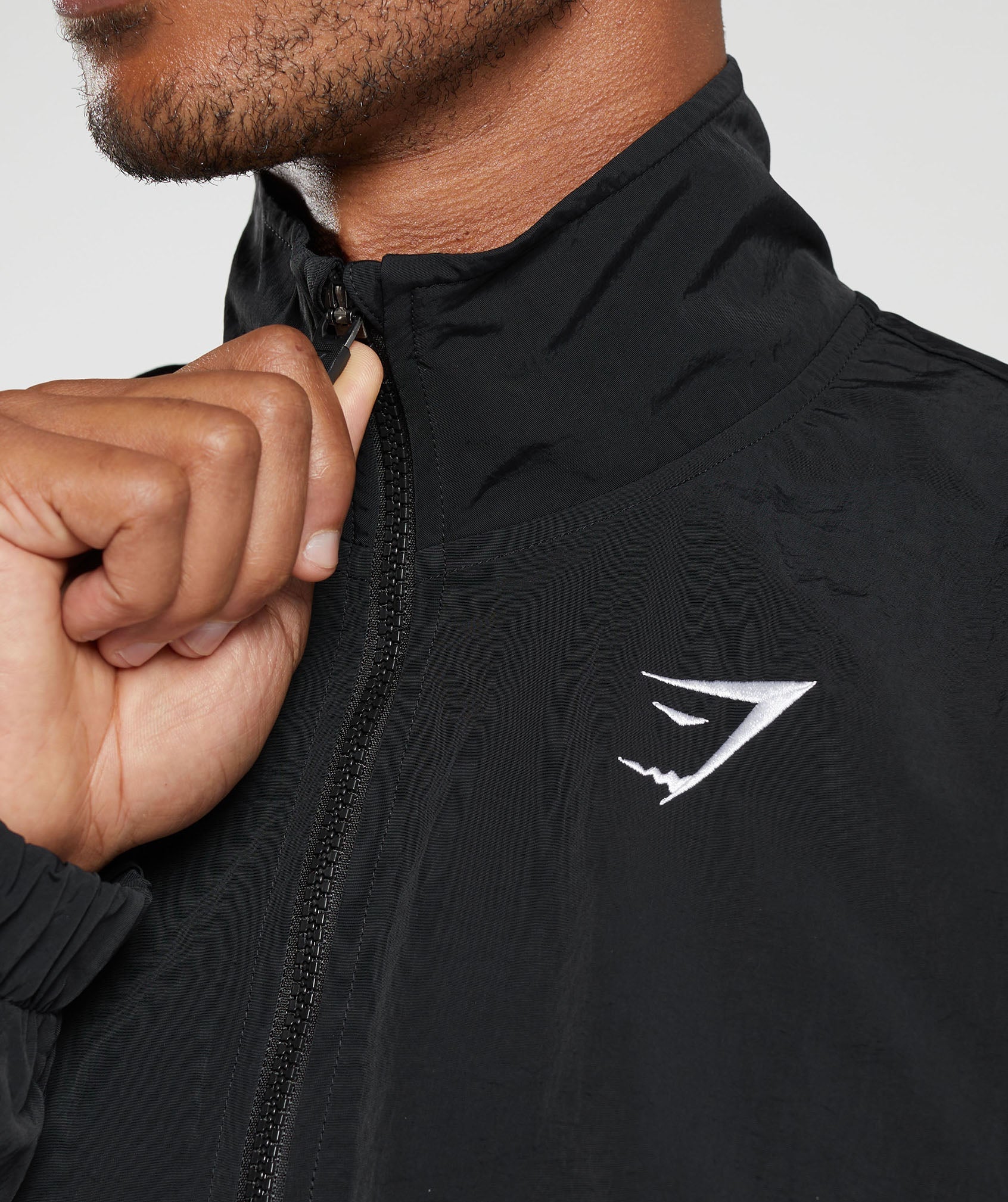 Gymshark Retro Track Jacket - Black/Blue/Purple/Soft Berry - Image 6